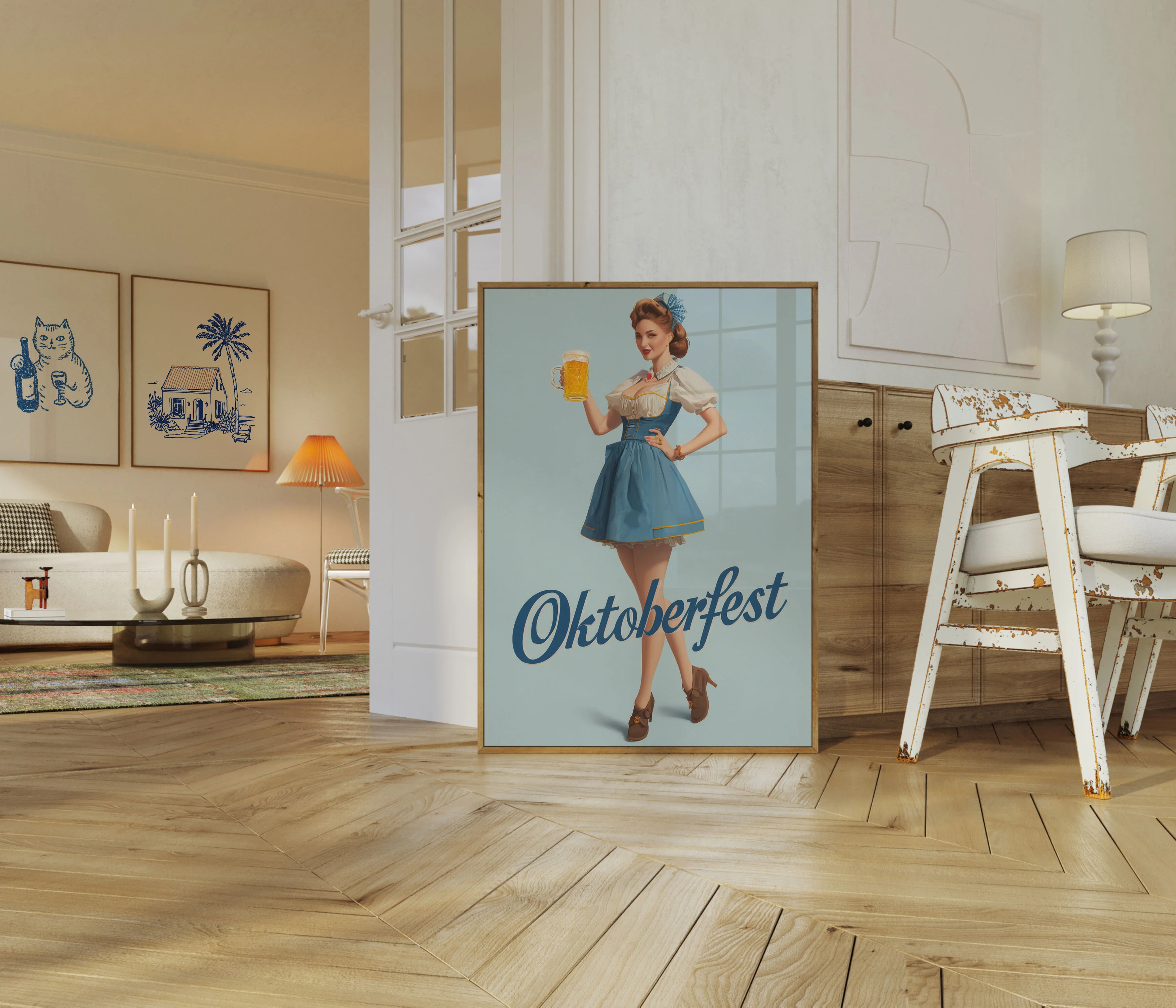 Vintage Oktoberfest Beer Celebration Poster - Image 5