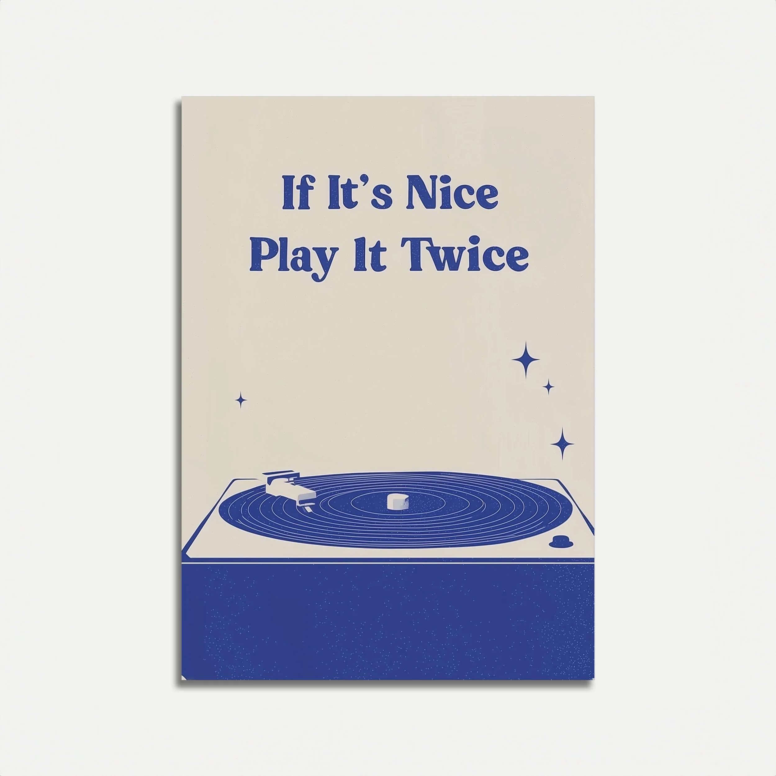 Vintage Vinyl Music Lover Poster