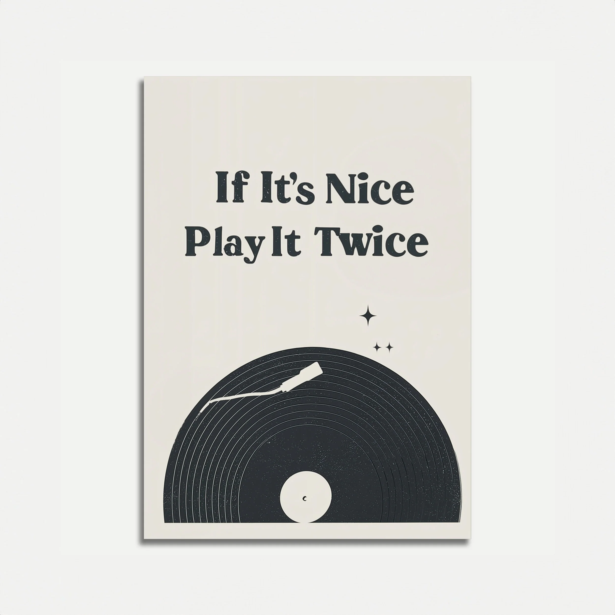 Vinyl Music Memories Poster