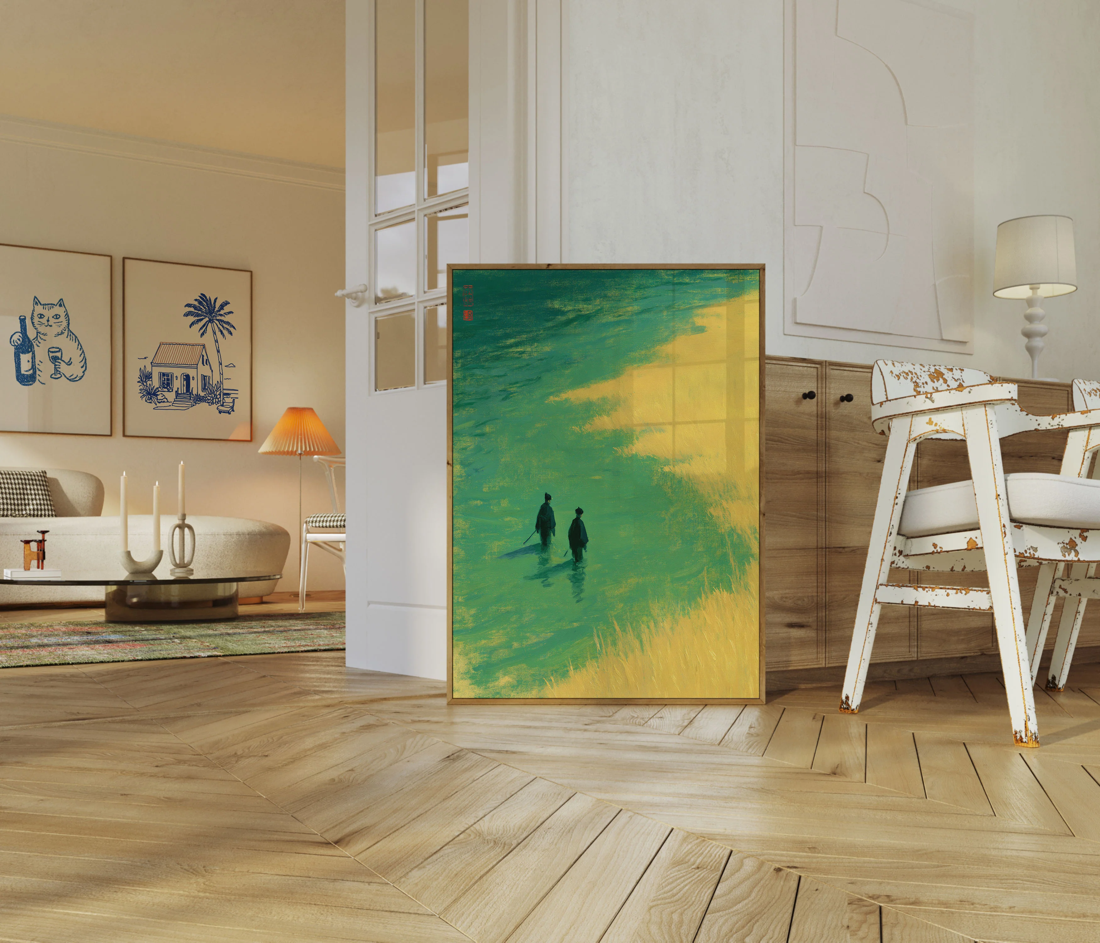 Wading Through Golden Fields Poster - Image 5