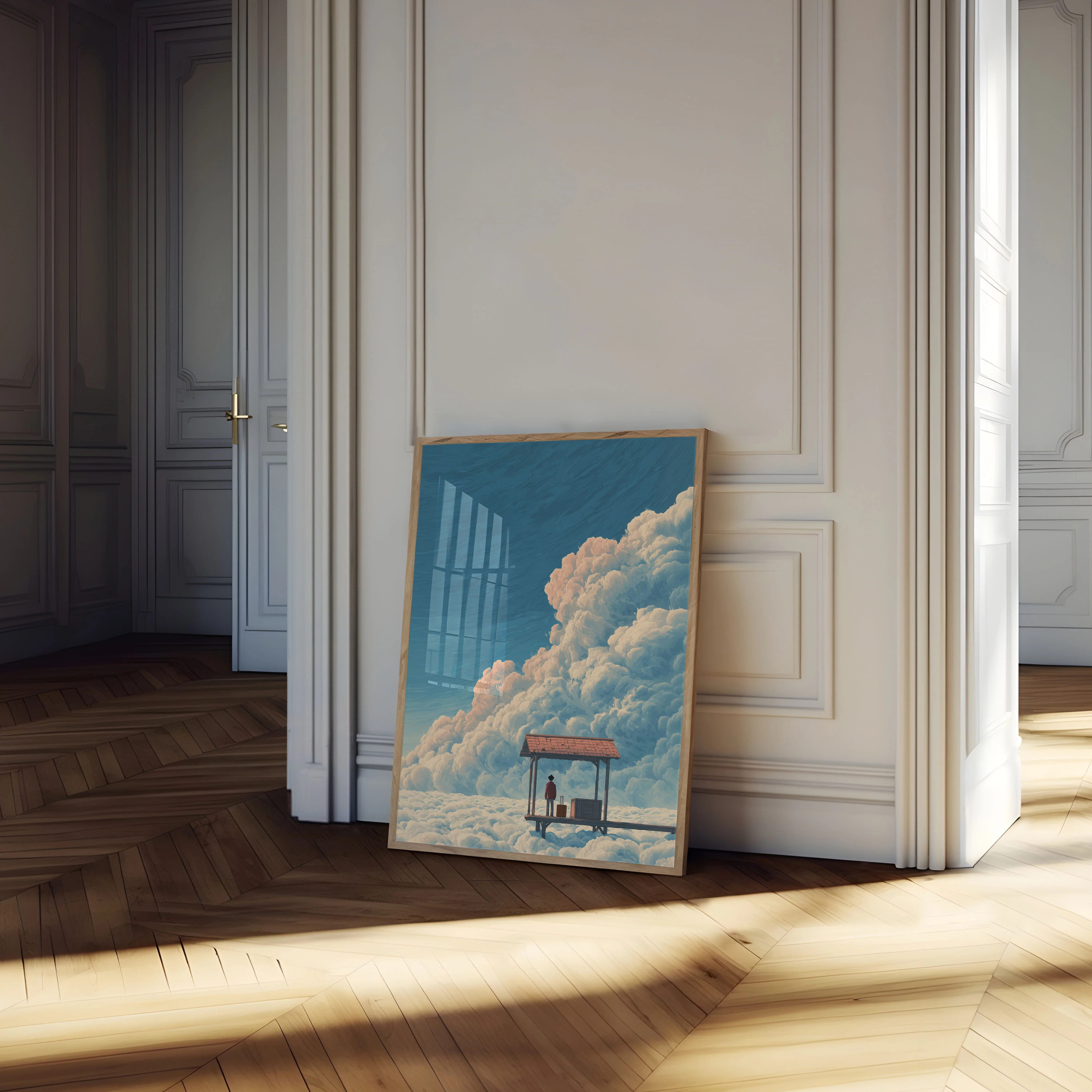 Waiting Above the Clouds Poster - Image 4