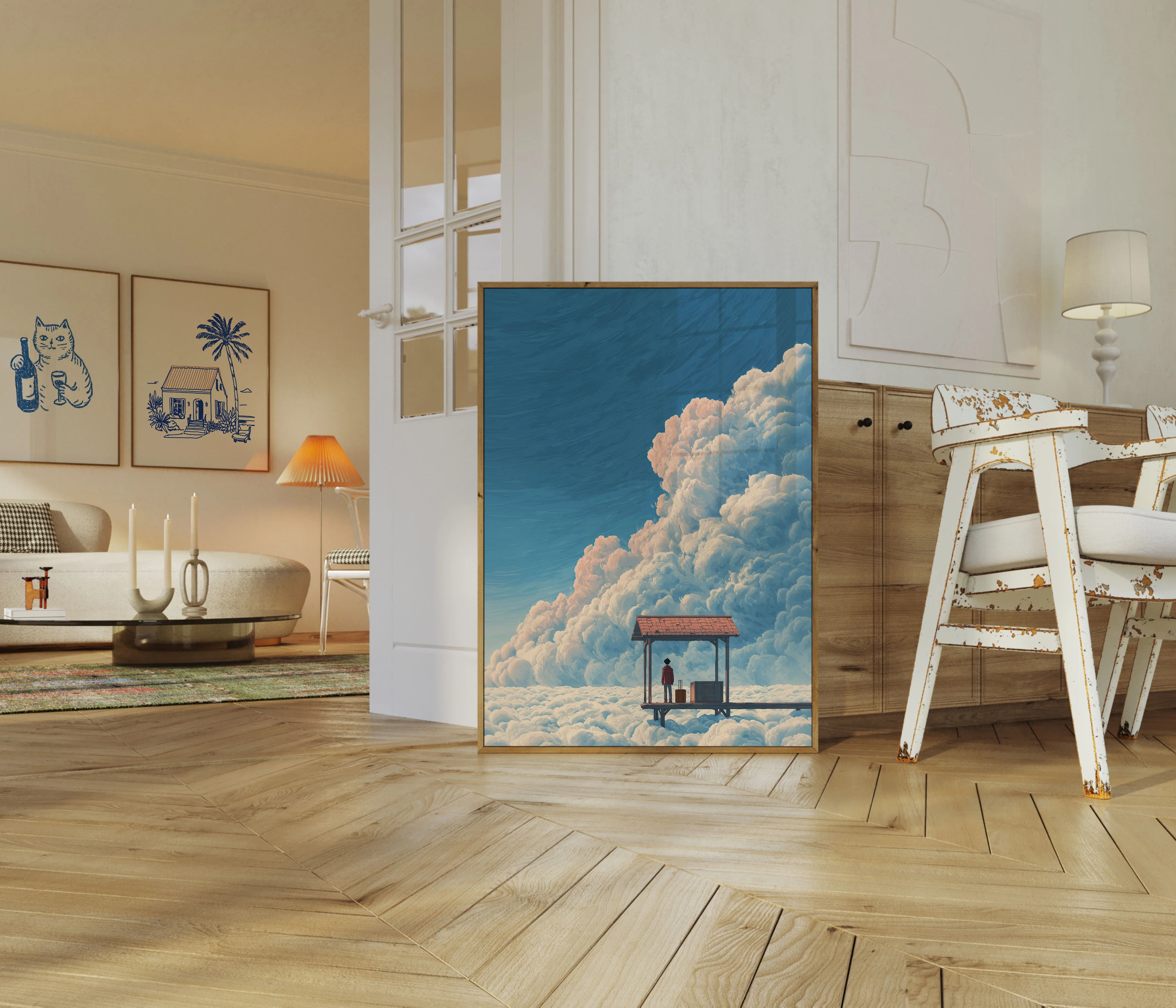 Waiting Above the Clouds Poster - Image 5