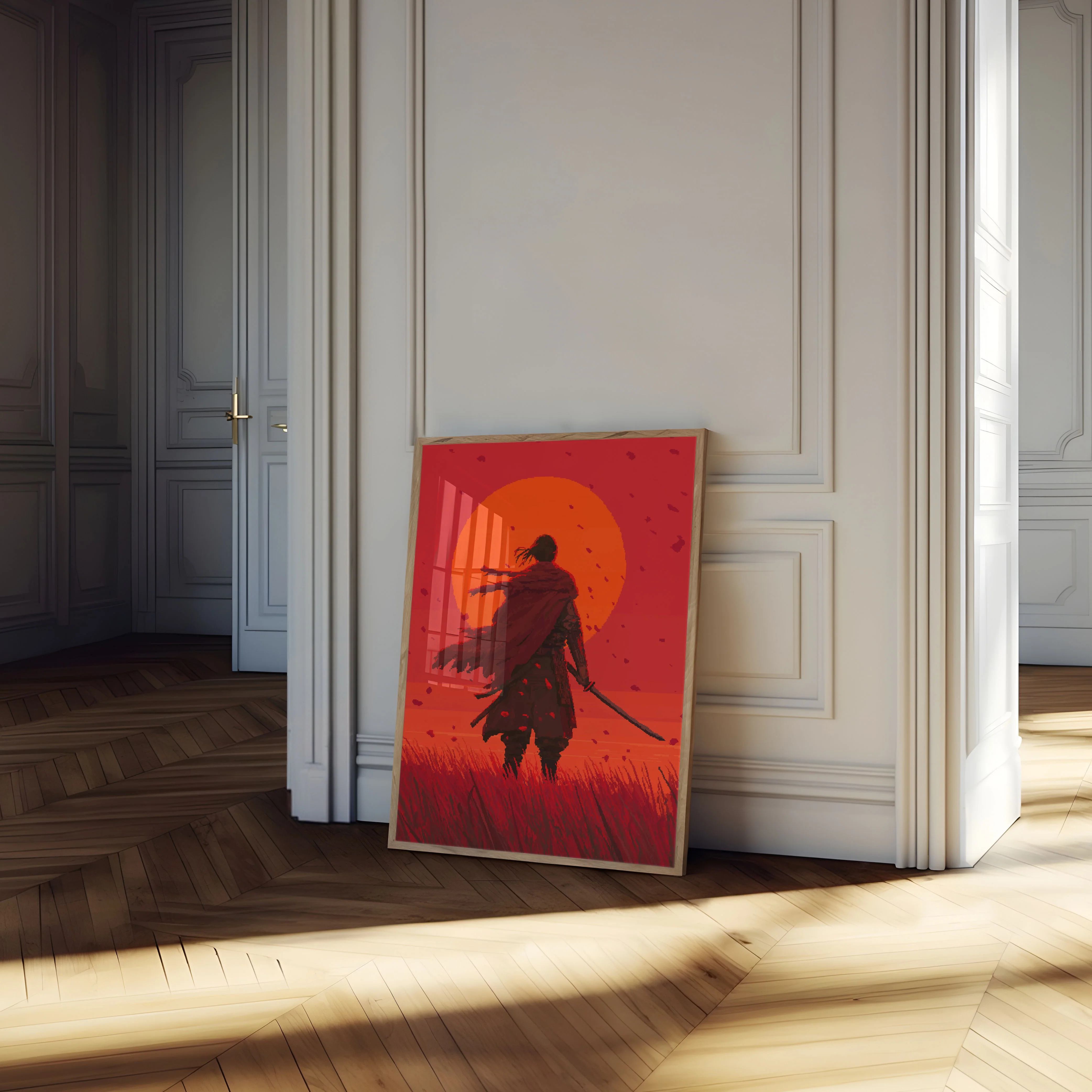 Warrior at Sunset Poster - Image 4