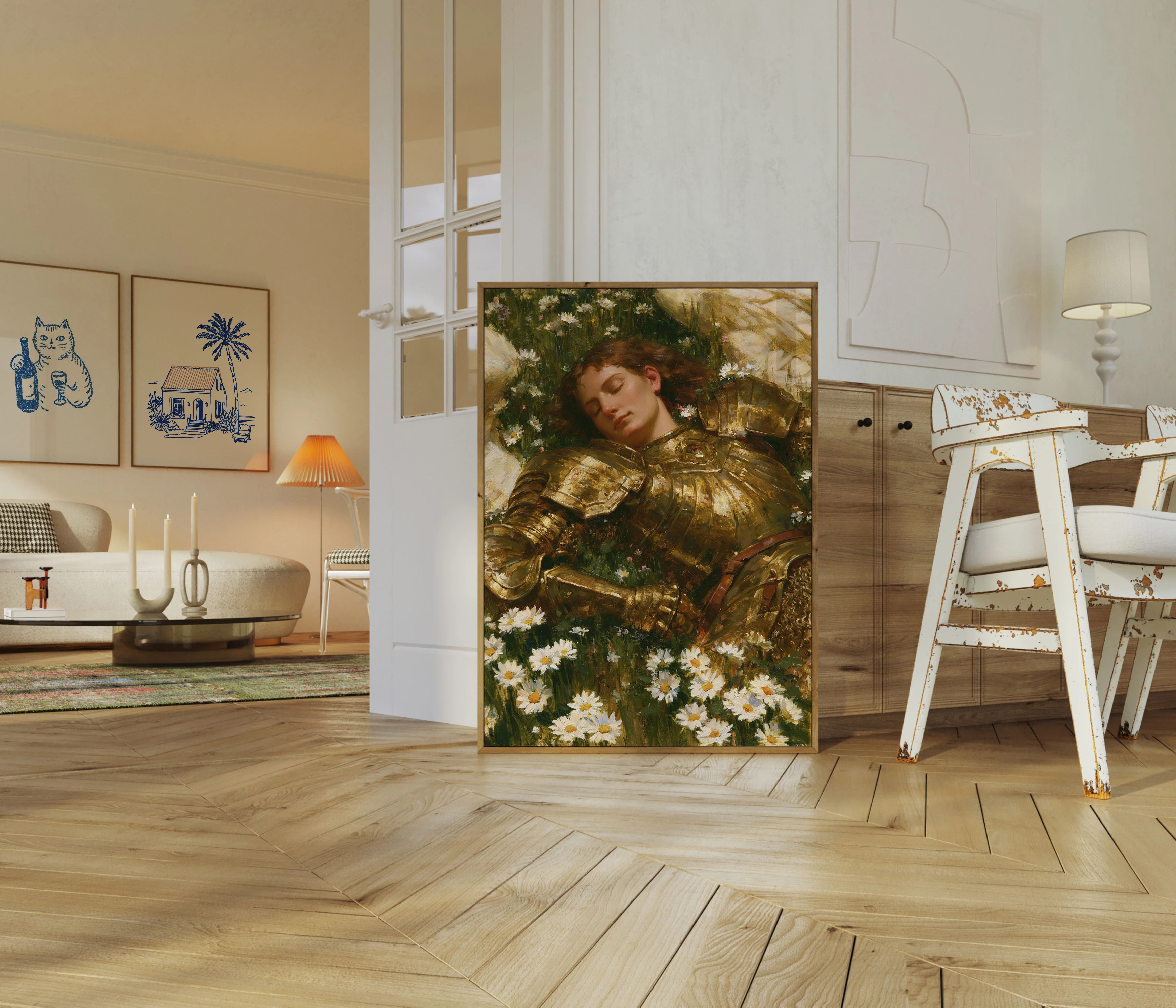 Warrior in Golden Armor Poster - Image 5