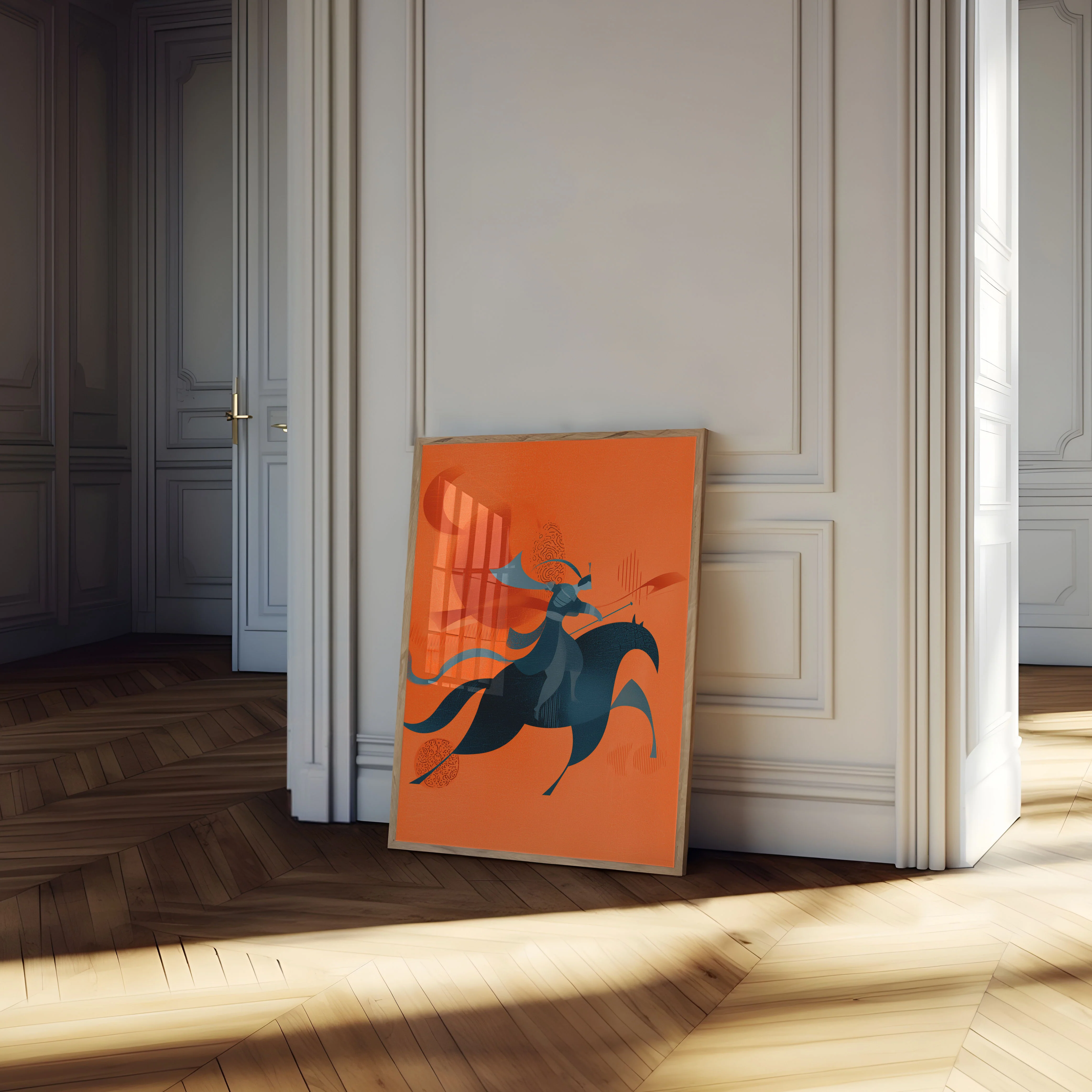 Warrior on Horseback Poster - Image 4