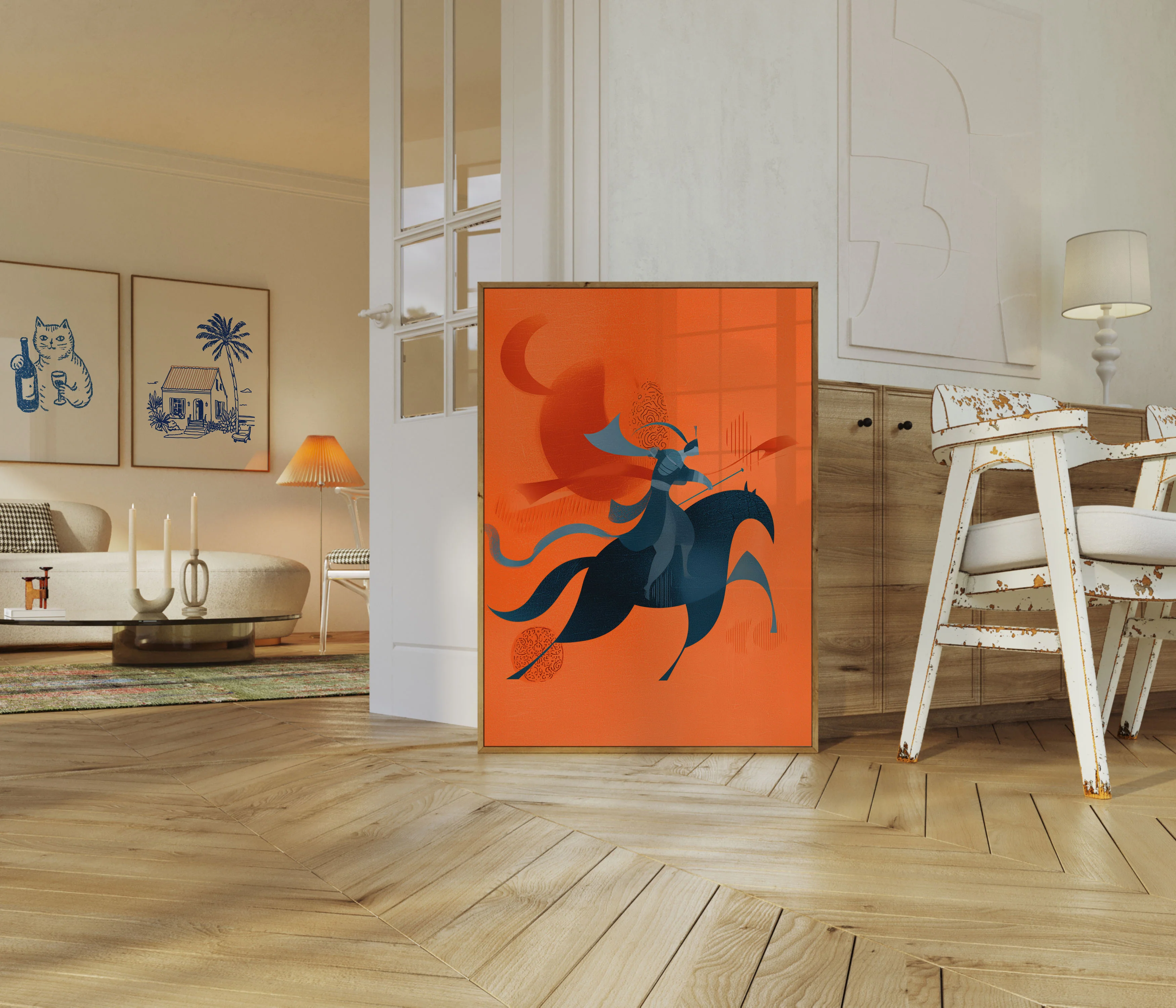 Warrior on Horseback Poster - Image 5