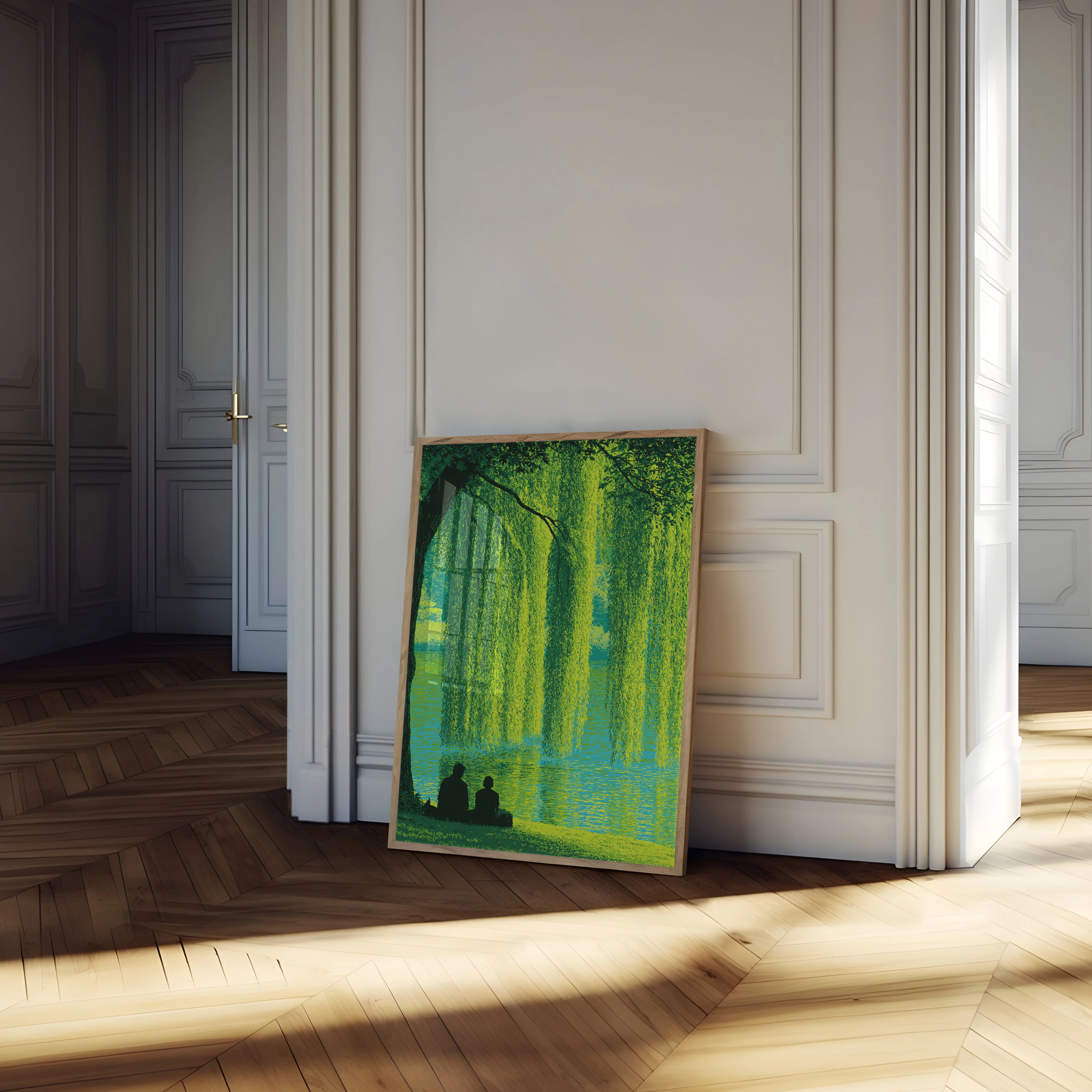 Weeping Willow by the Water Poster - Image 4