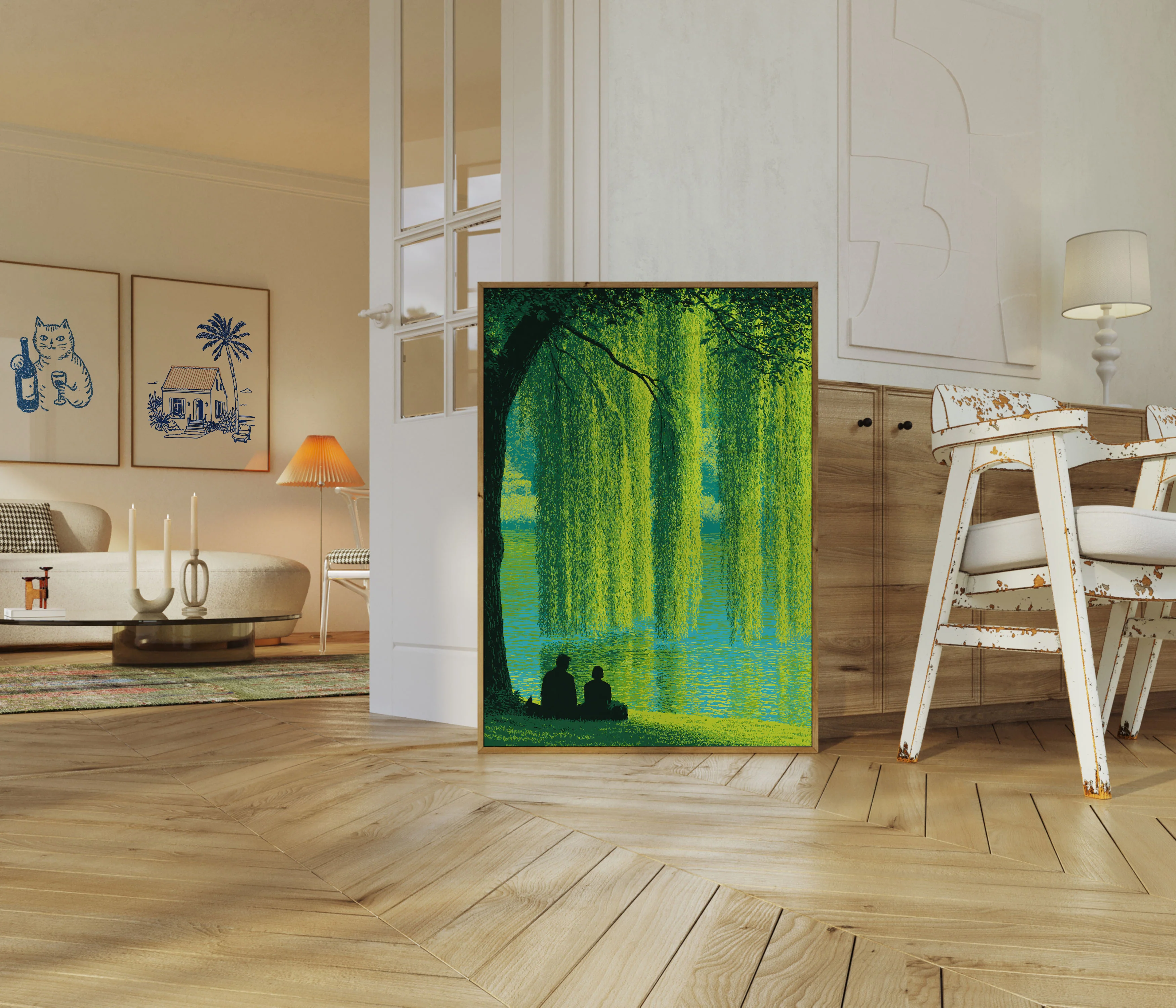 Weeping Willow by the Water Poster - Image 5