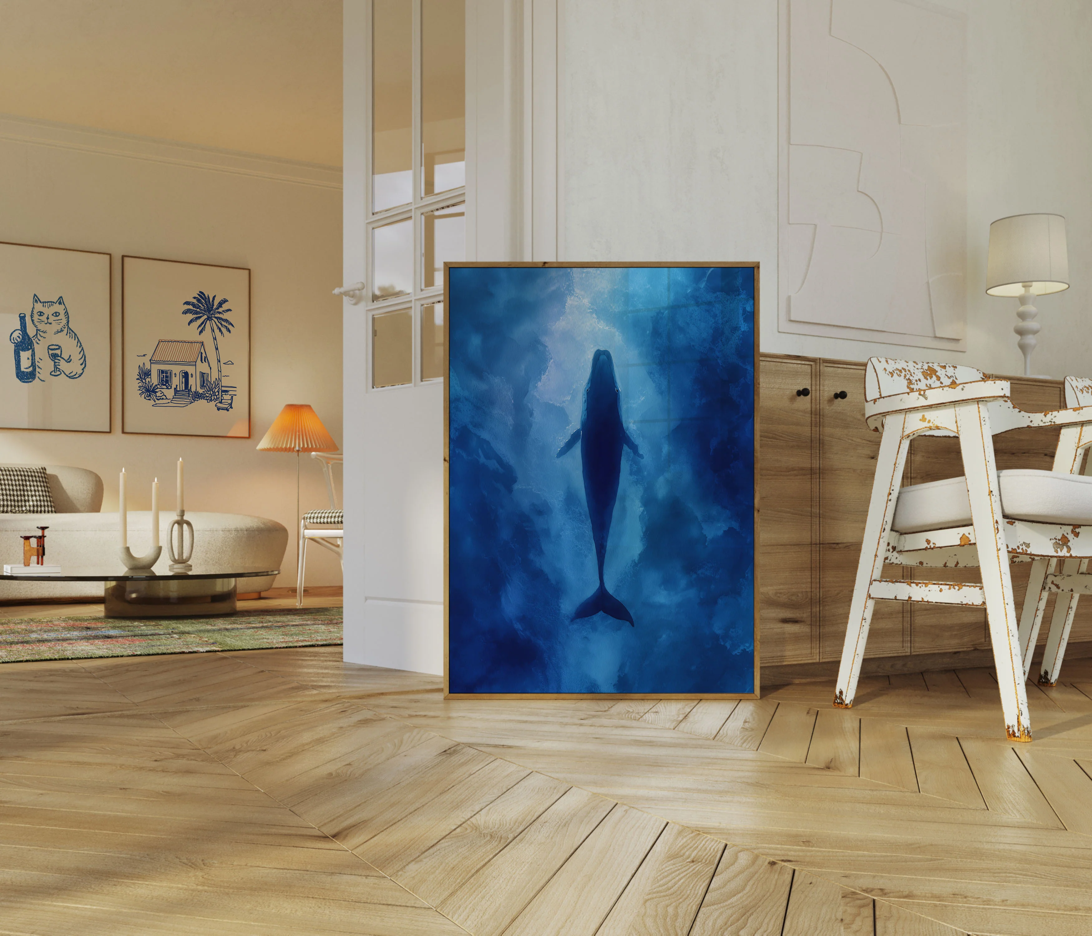 Whale Rising to Light Poster - Image 5