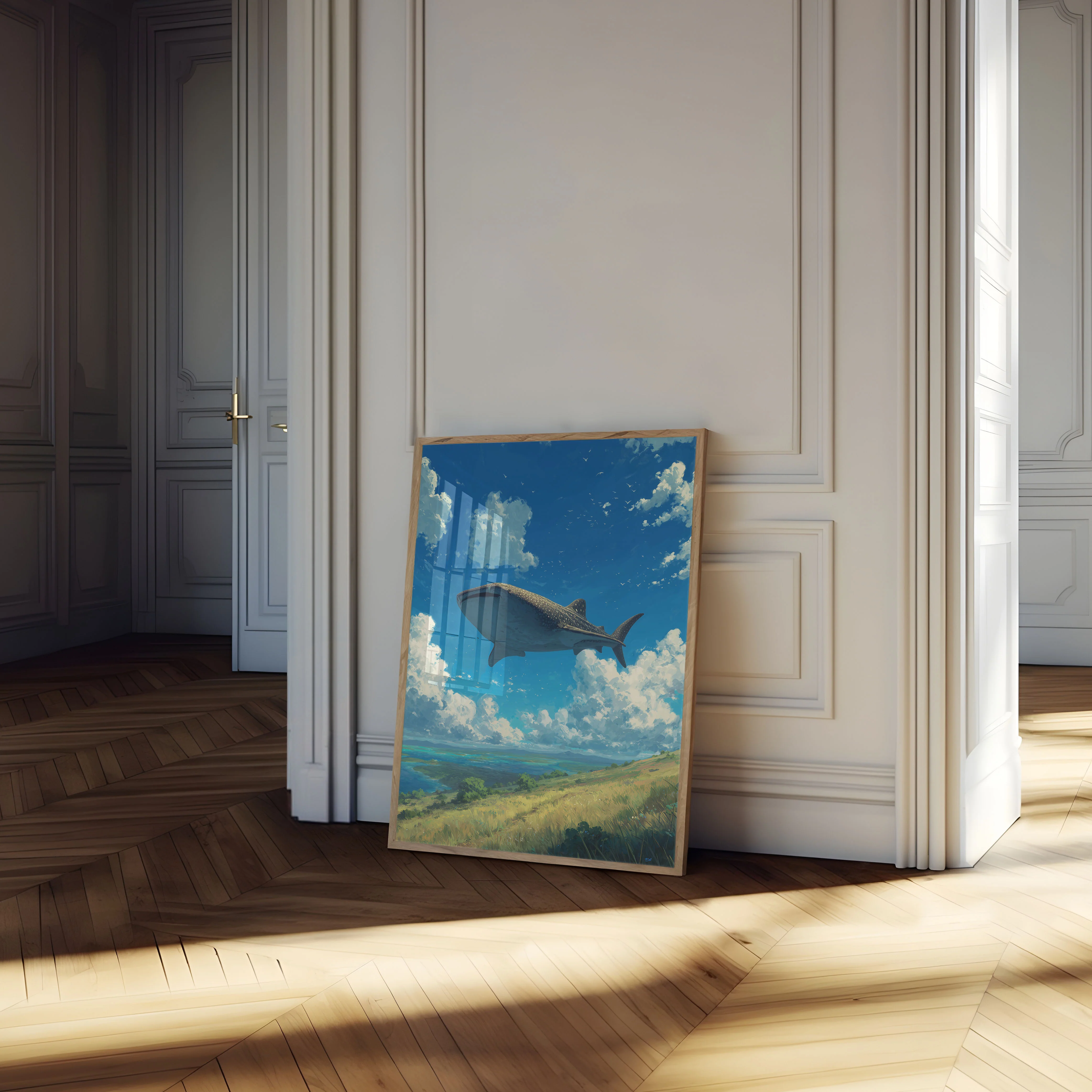Whale Shark Sky Voyage Poster - Image 4