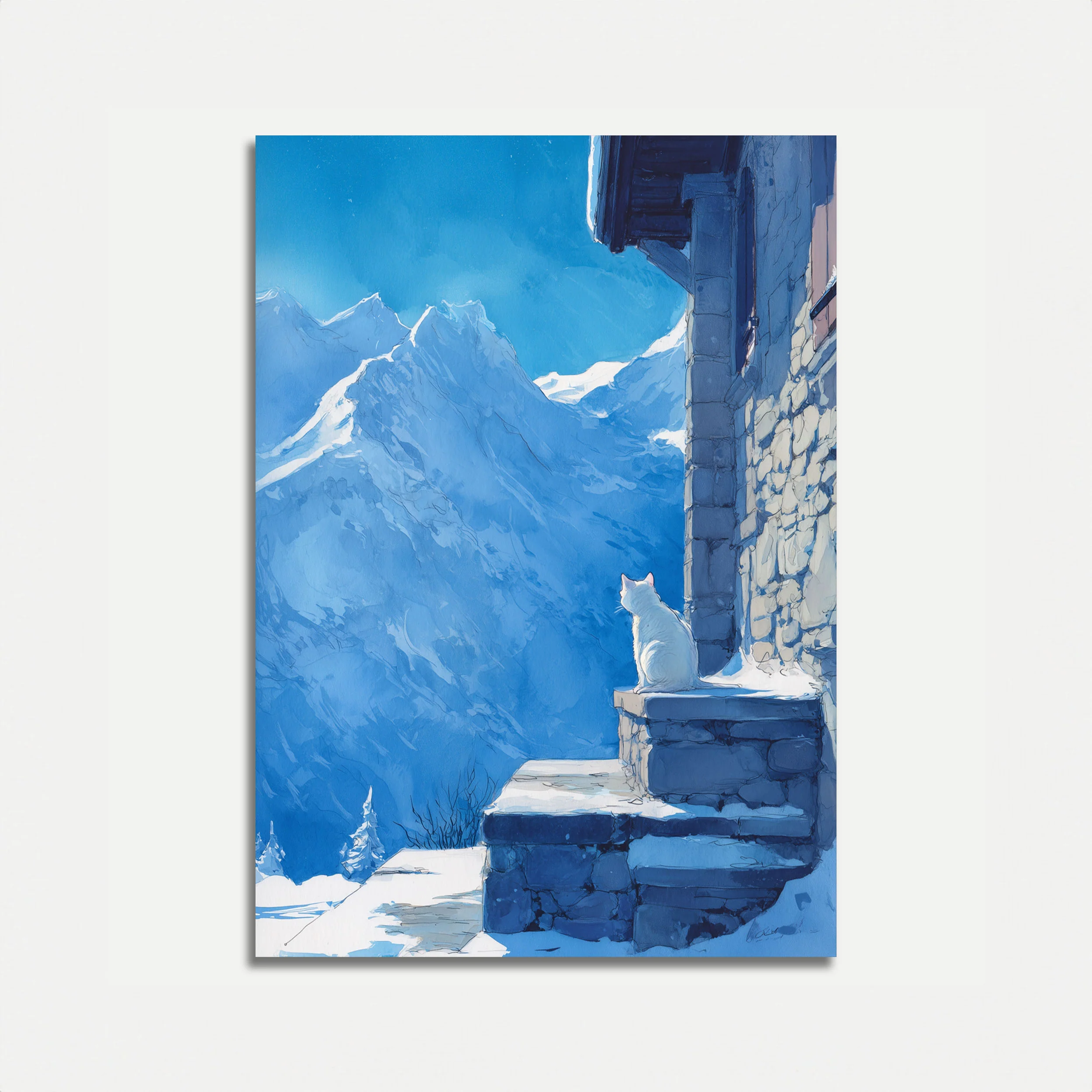 White Cat Mountain Vista Poster