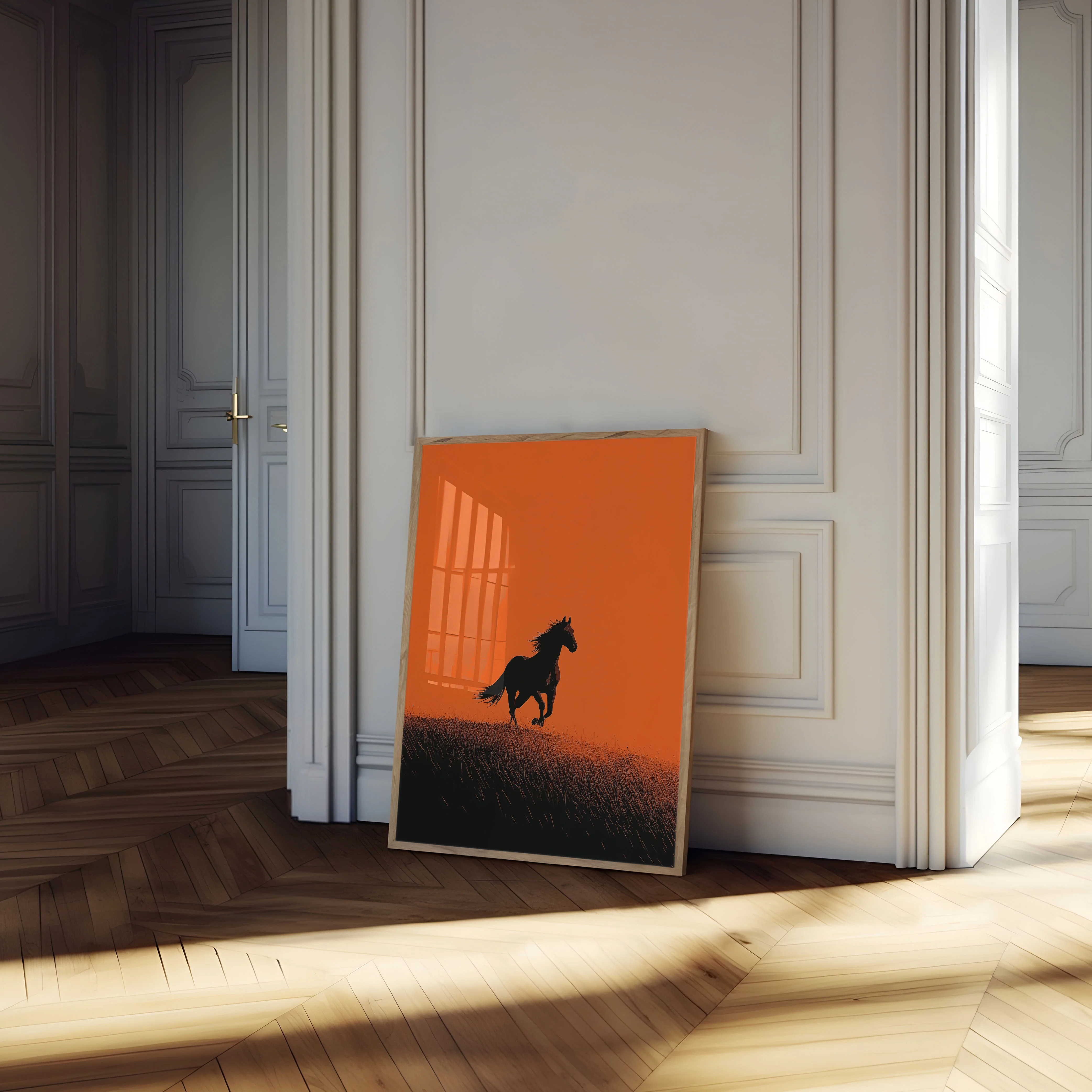 Wild Horse at Sunset Poster - Image 4