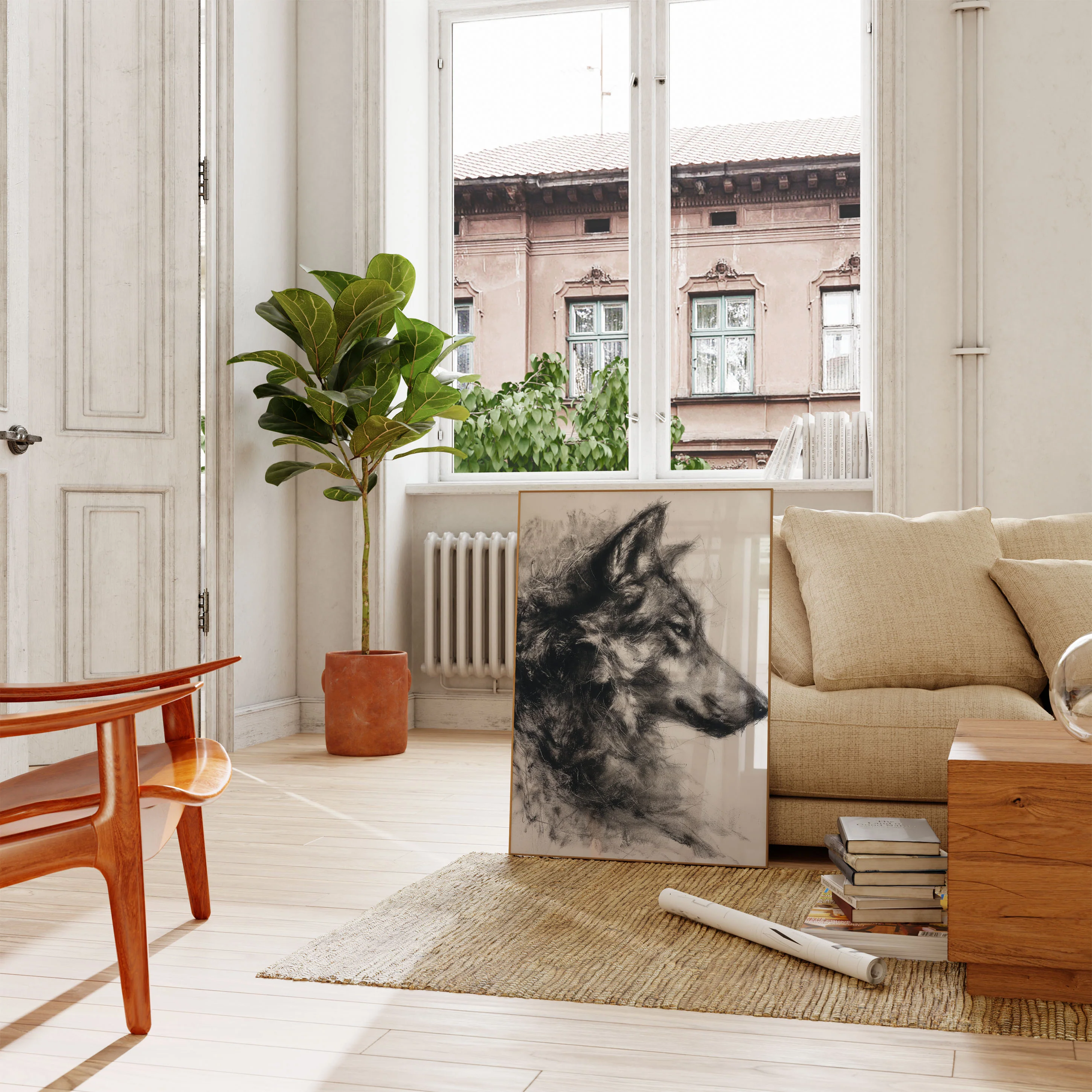 Wild Spirit Wolf Poster - Image 2