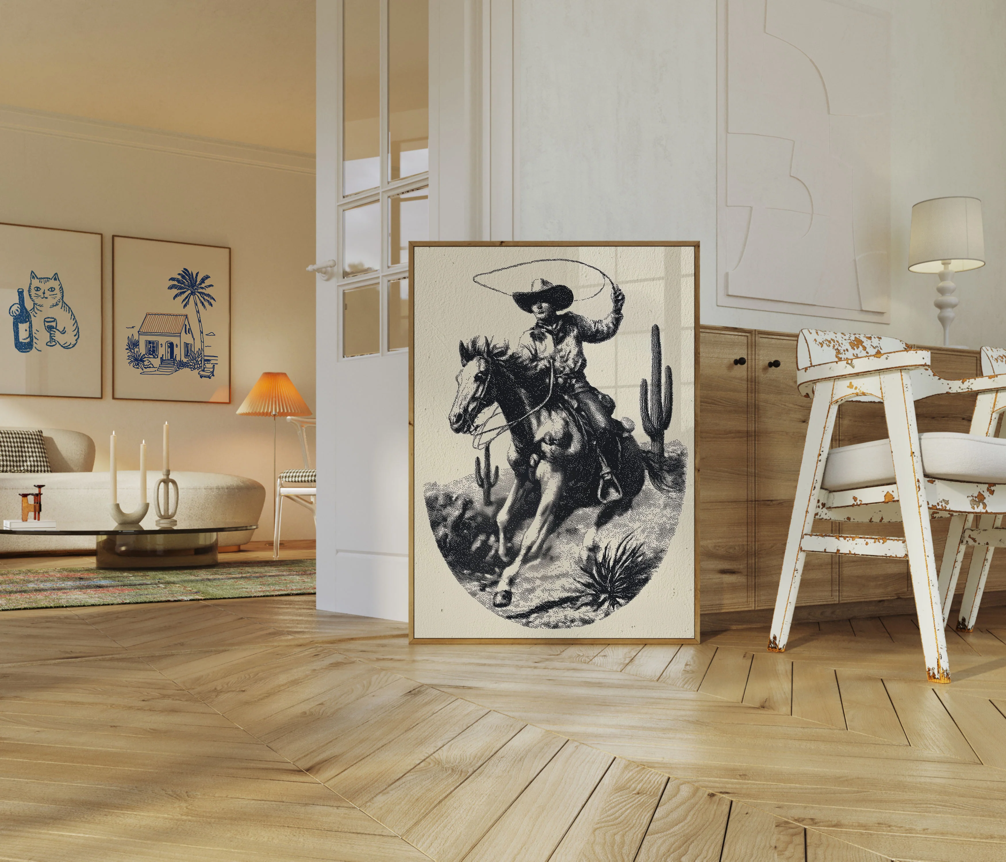Wild West Cowboy Ride Poster - Image 5