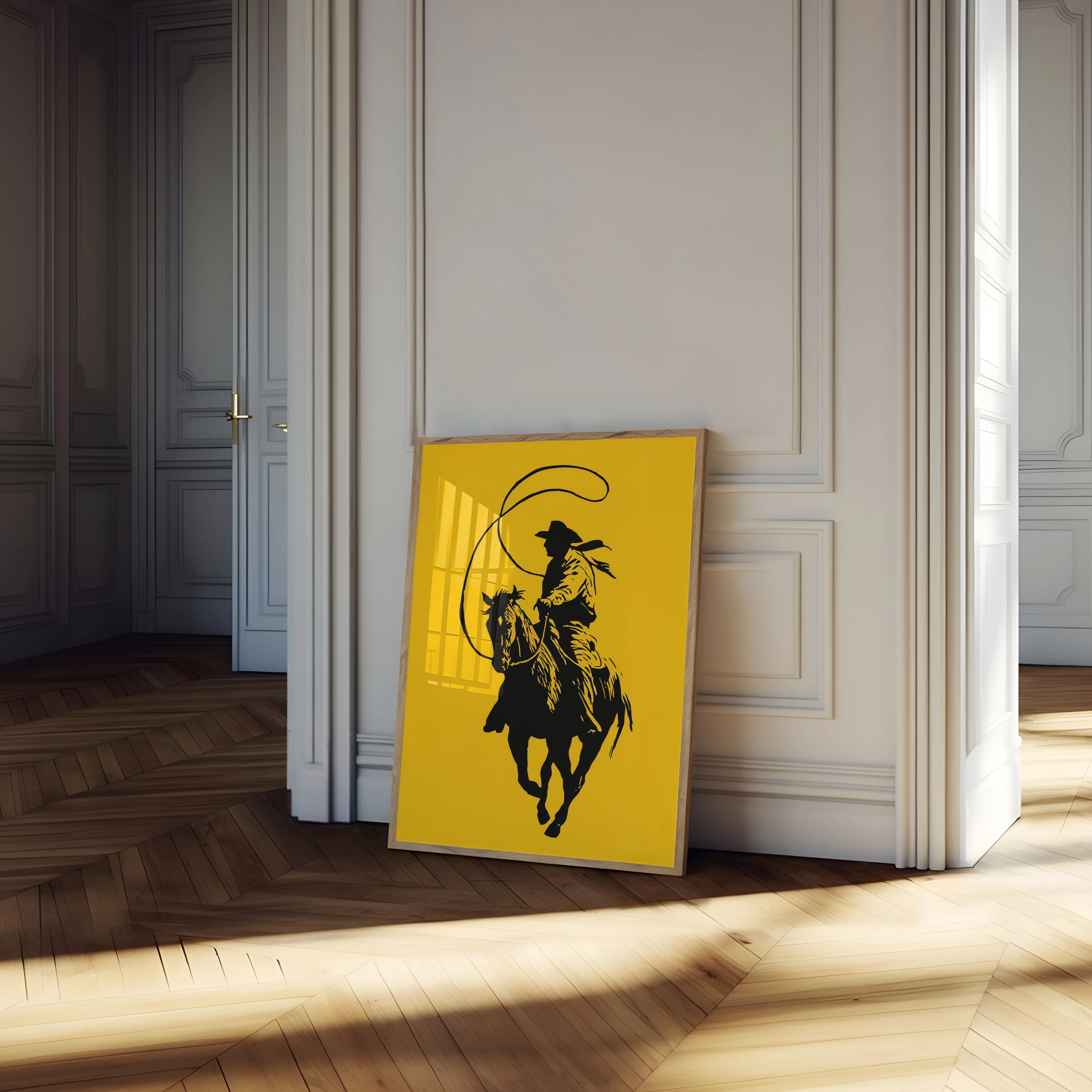 Wild West Cowboy Riding Poster - Image 4