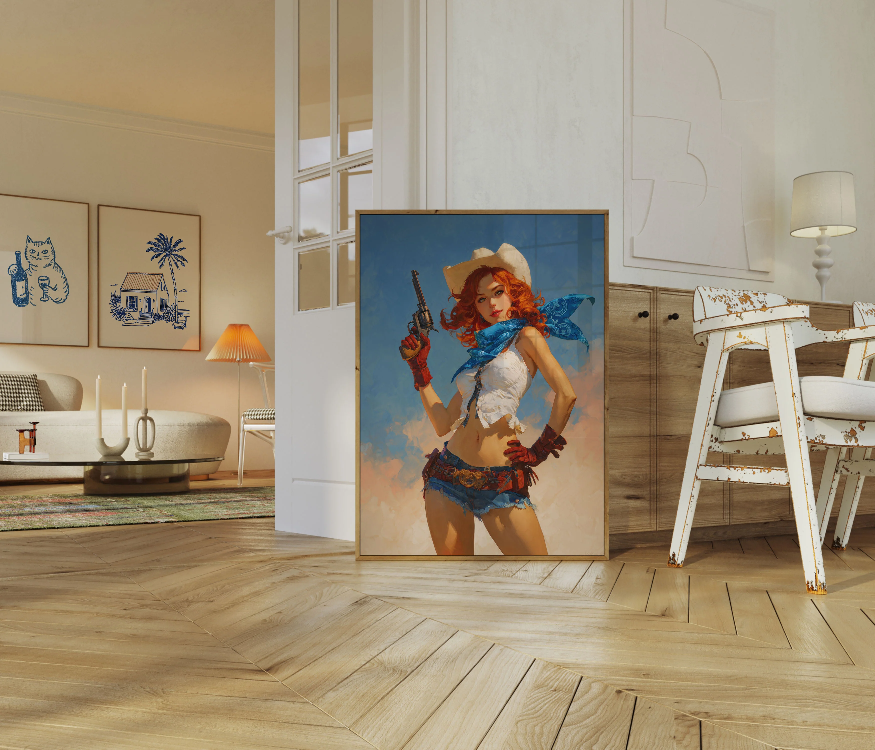 Wild West Cowgirl Poster - Image 5