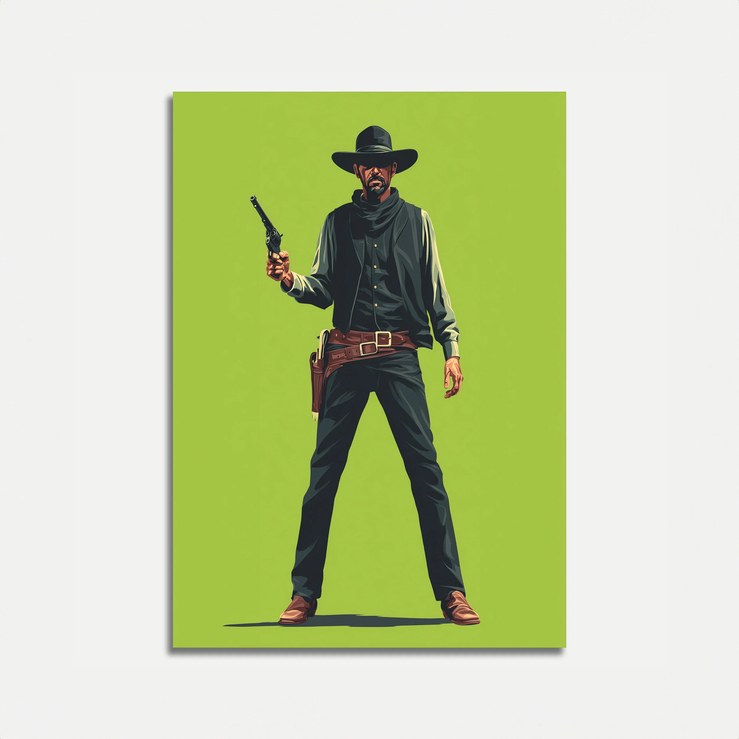 Wild West Gunslinger Poster