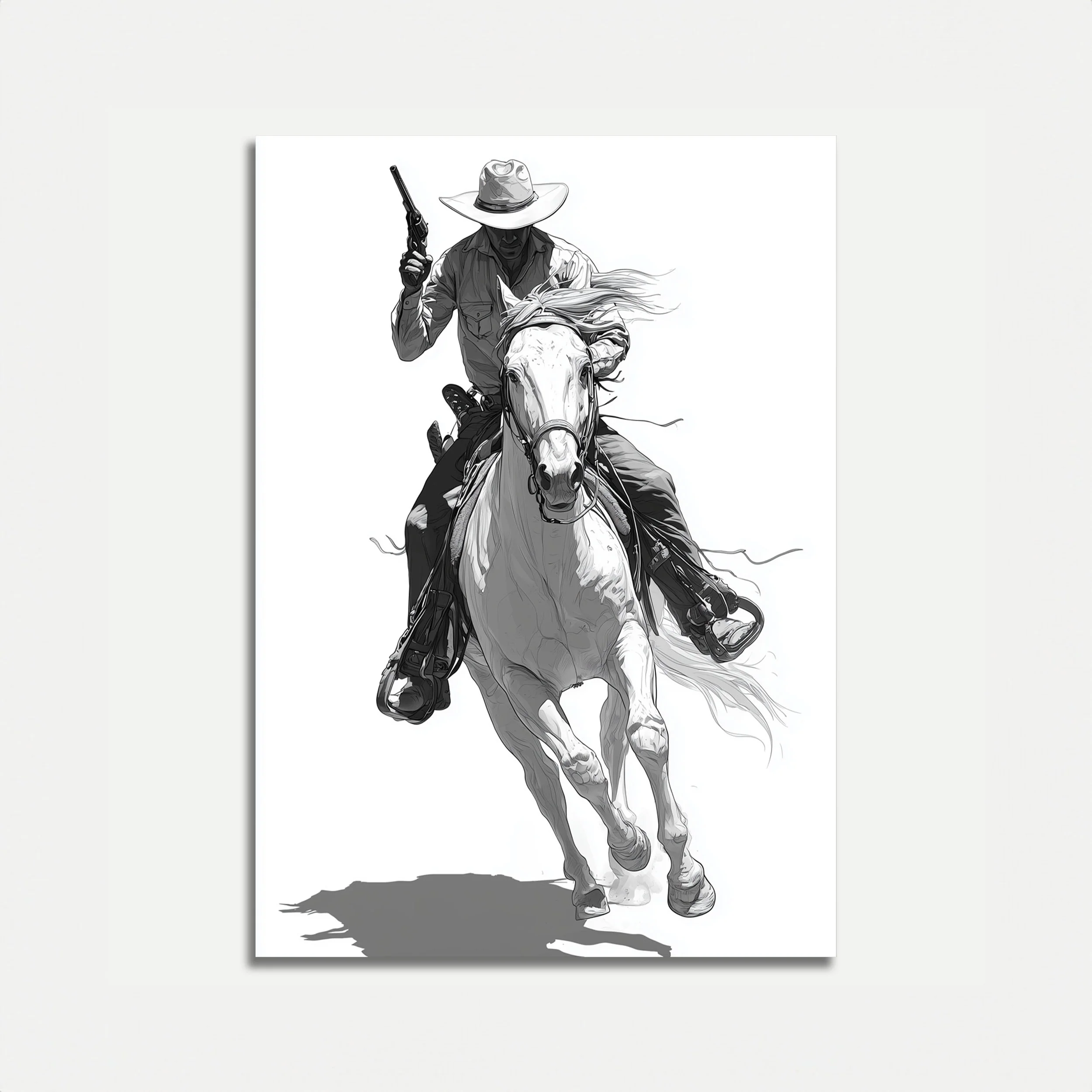 Wild West Gunslinger Poster