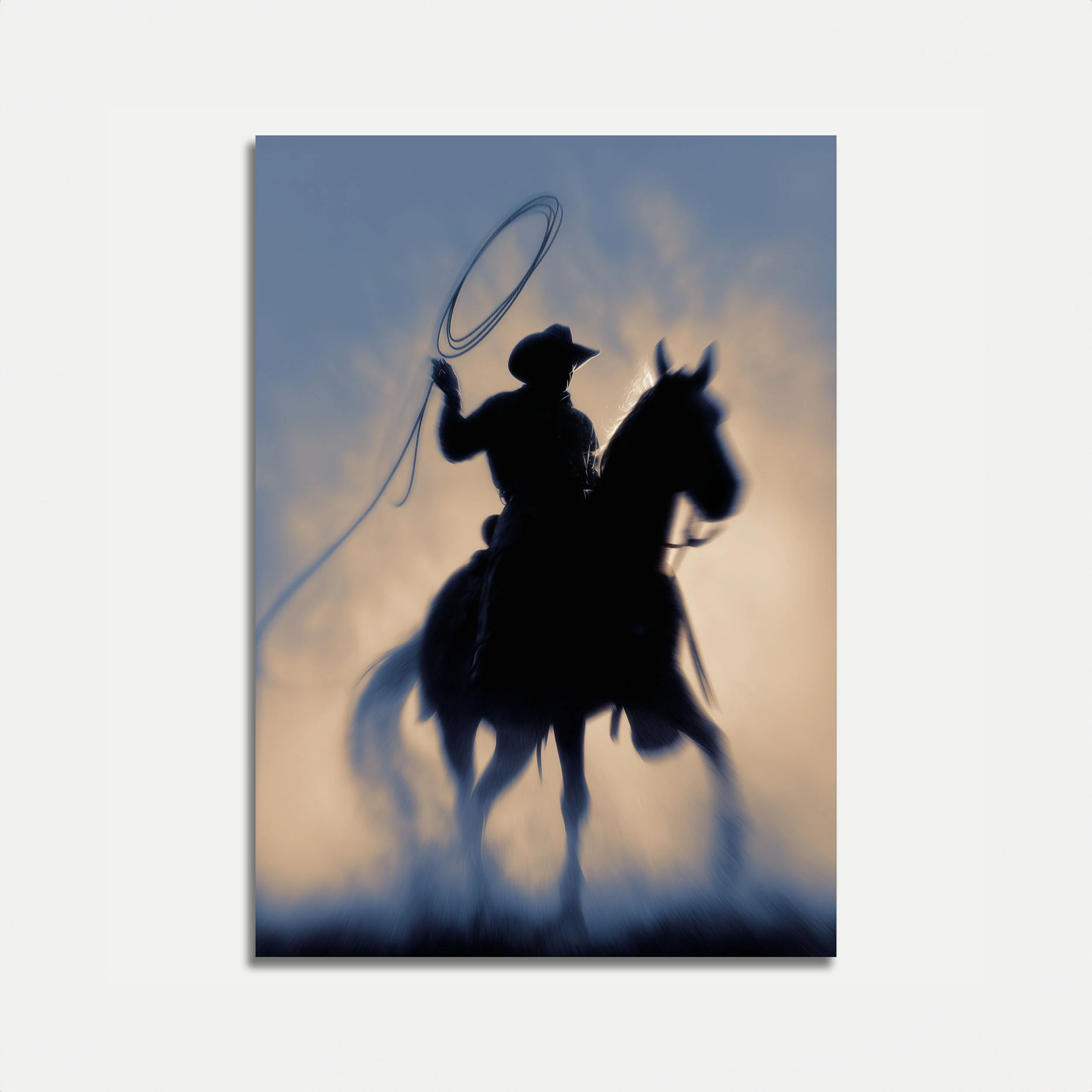 Wild West Lasso Rider Poster