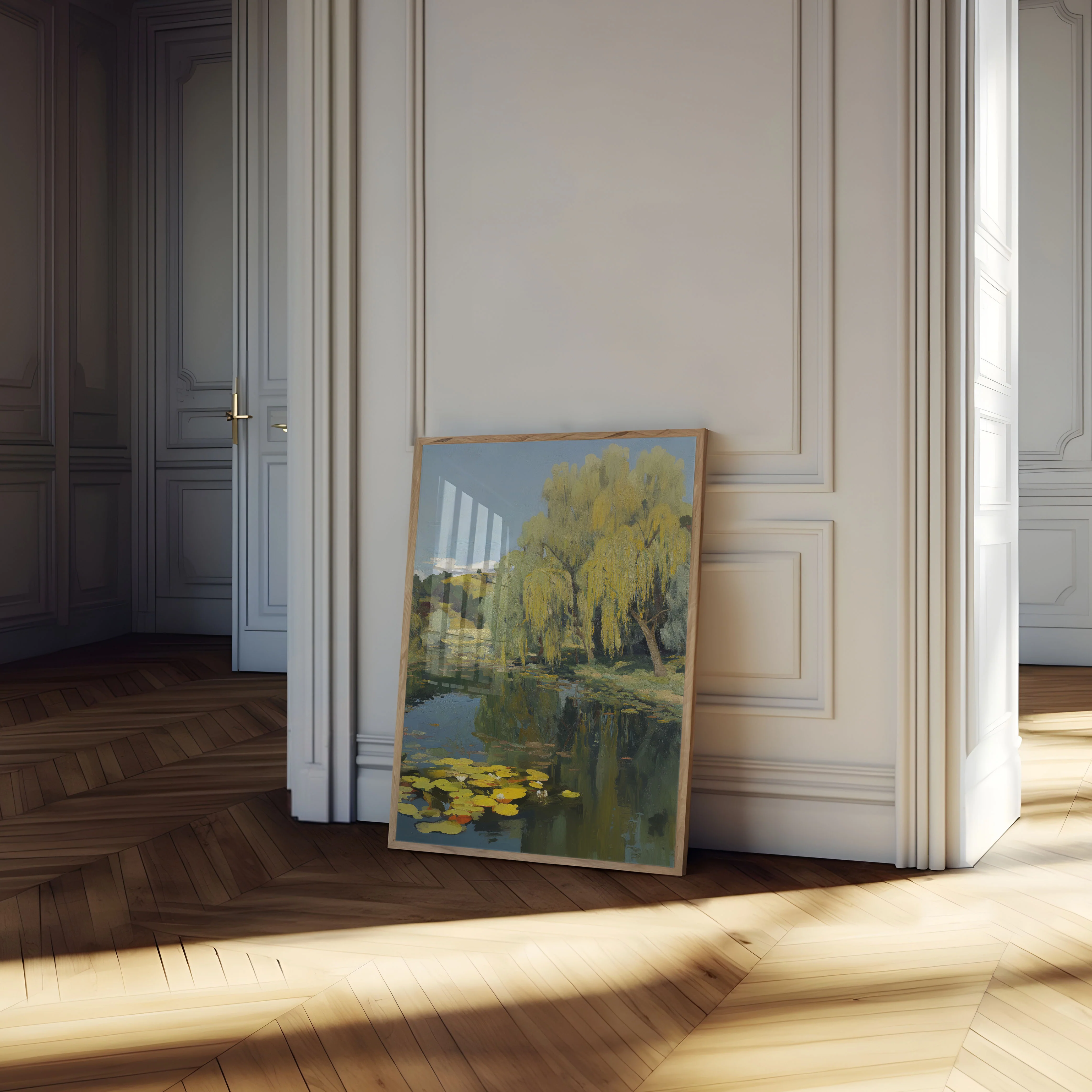 Willow Pond Reflection Poster - Image 4