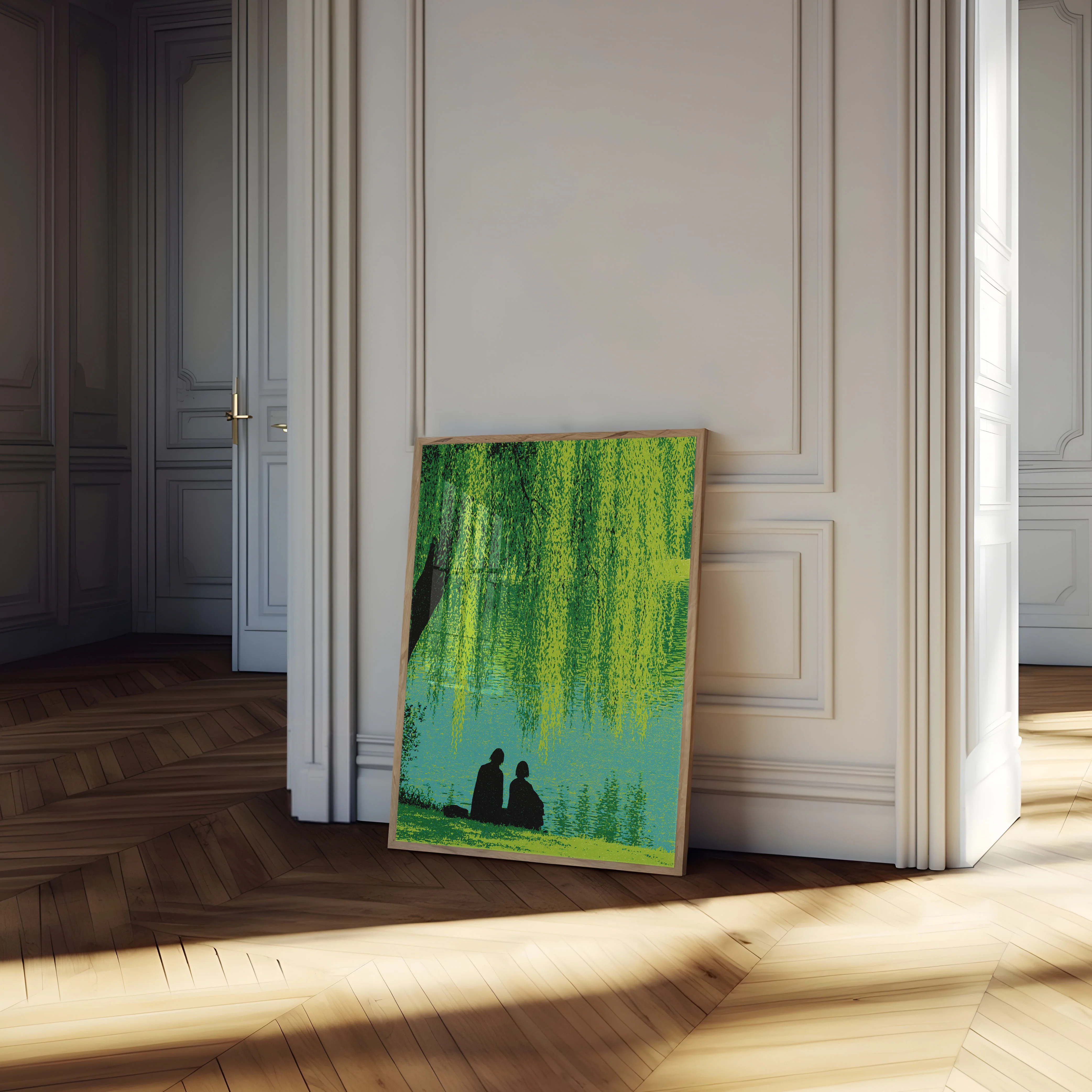 Willow Tree by the Water Poster - Image 4