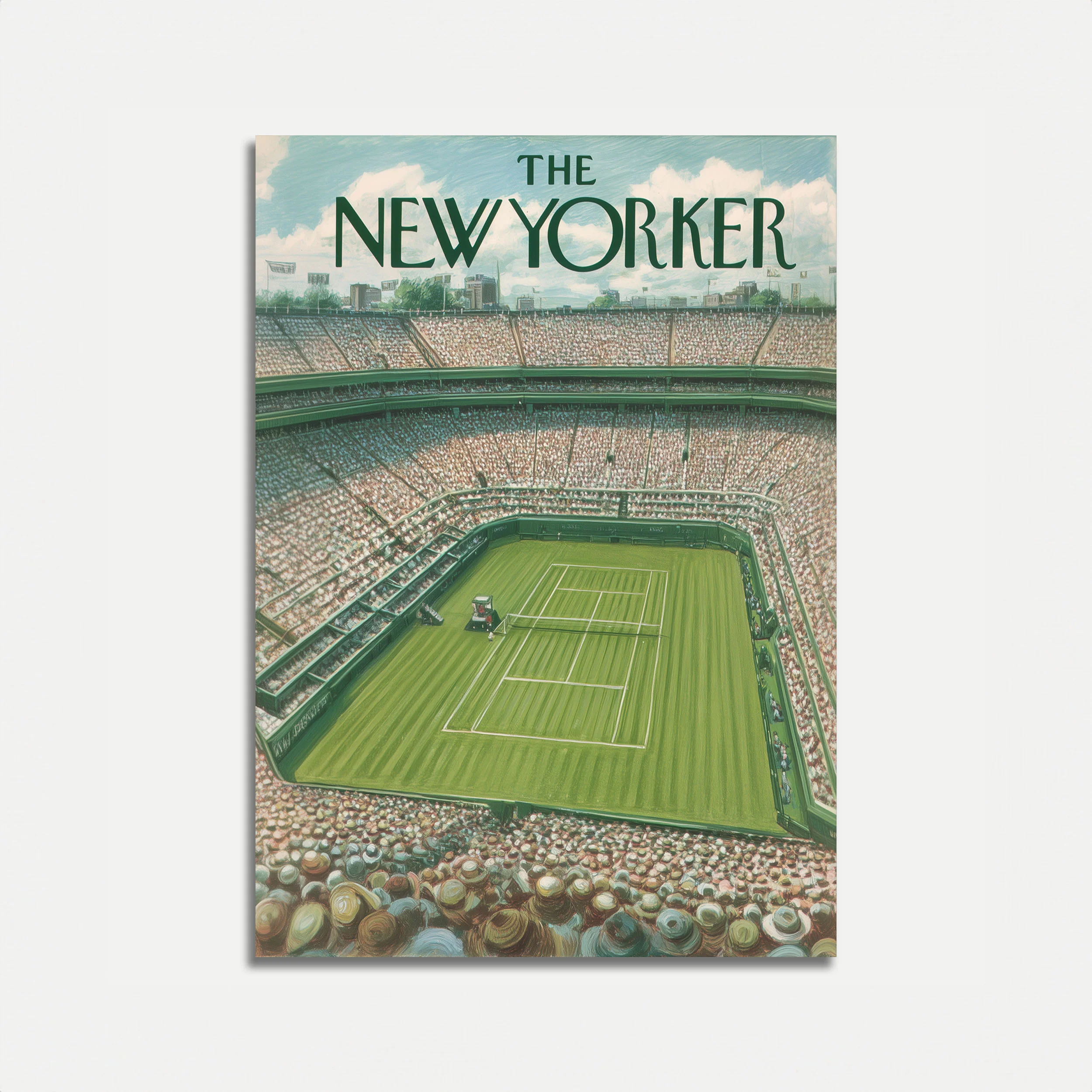 Wimbledon Tennis Championship Poster