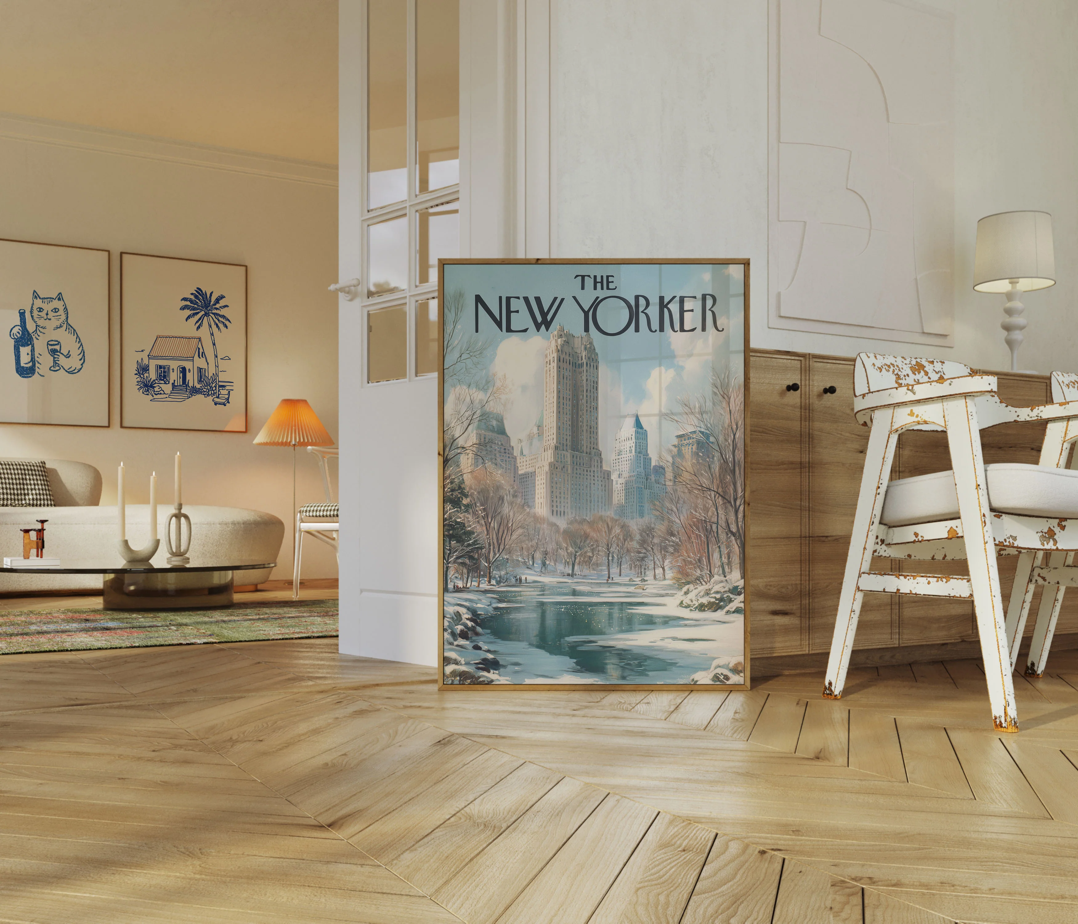Winter in Central Park Poster - Image 5