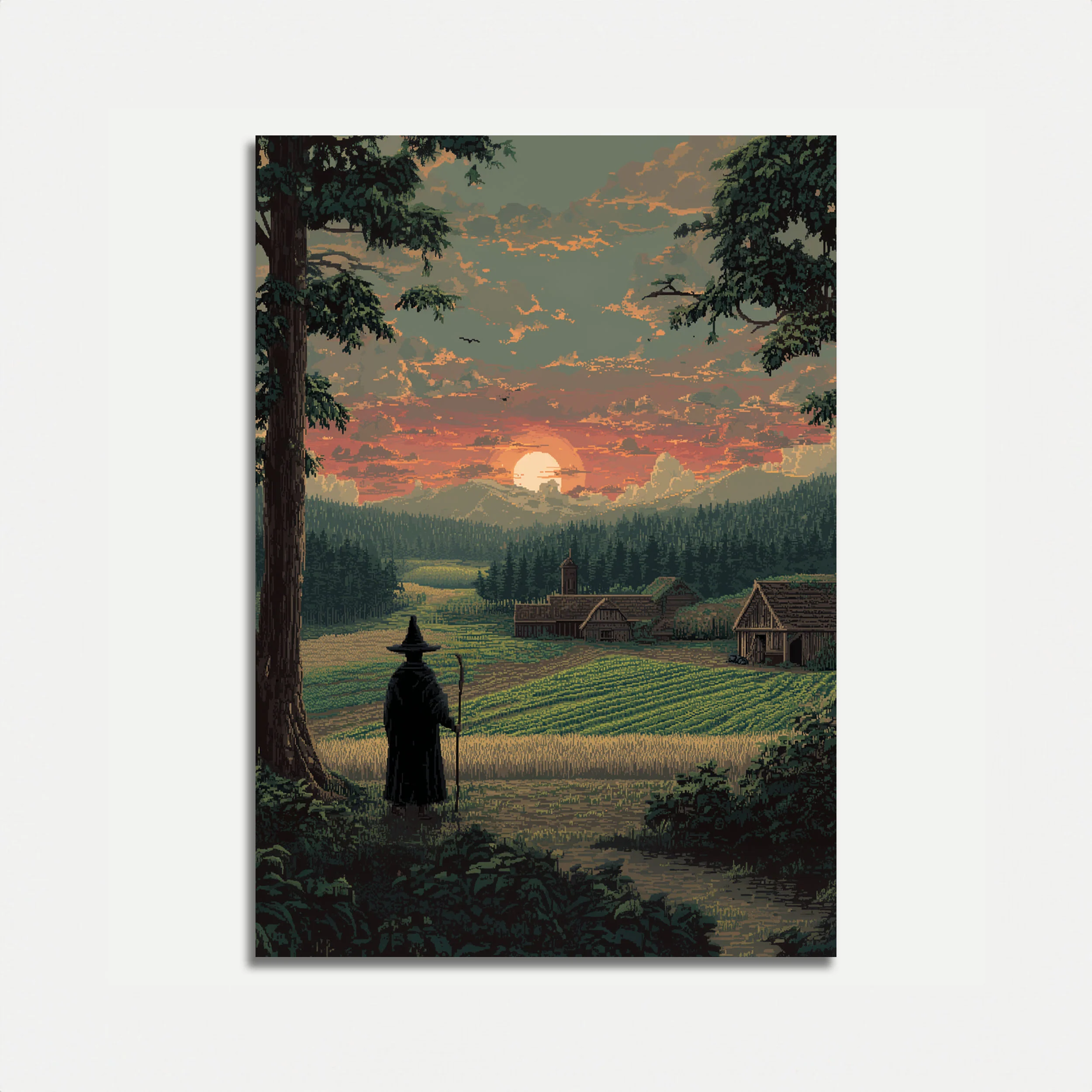 Wizard's Harvest Valley Poster