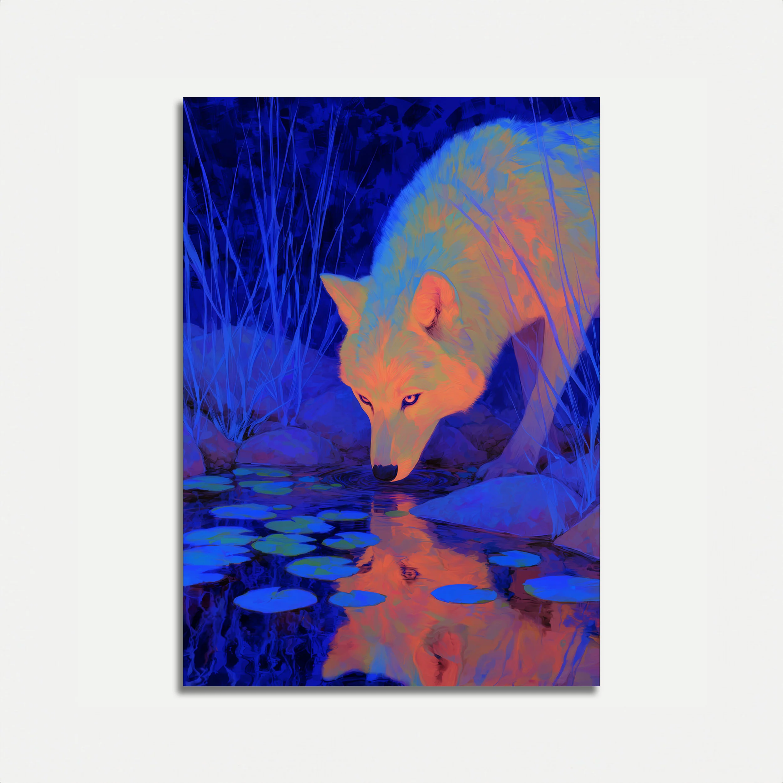 Wolf by the Water Poster