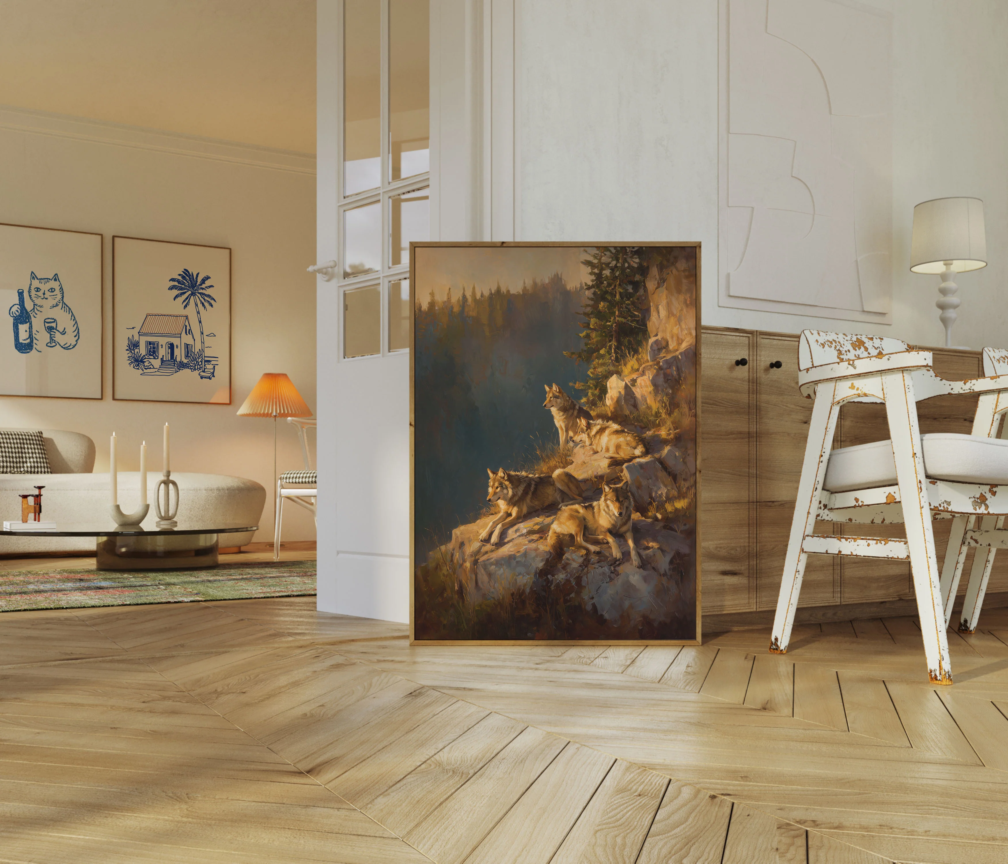 Wolf Pack Mountain Overlook Poster - Image 5