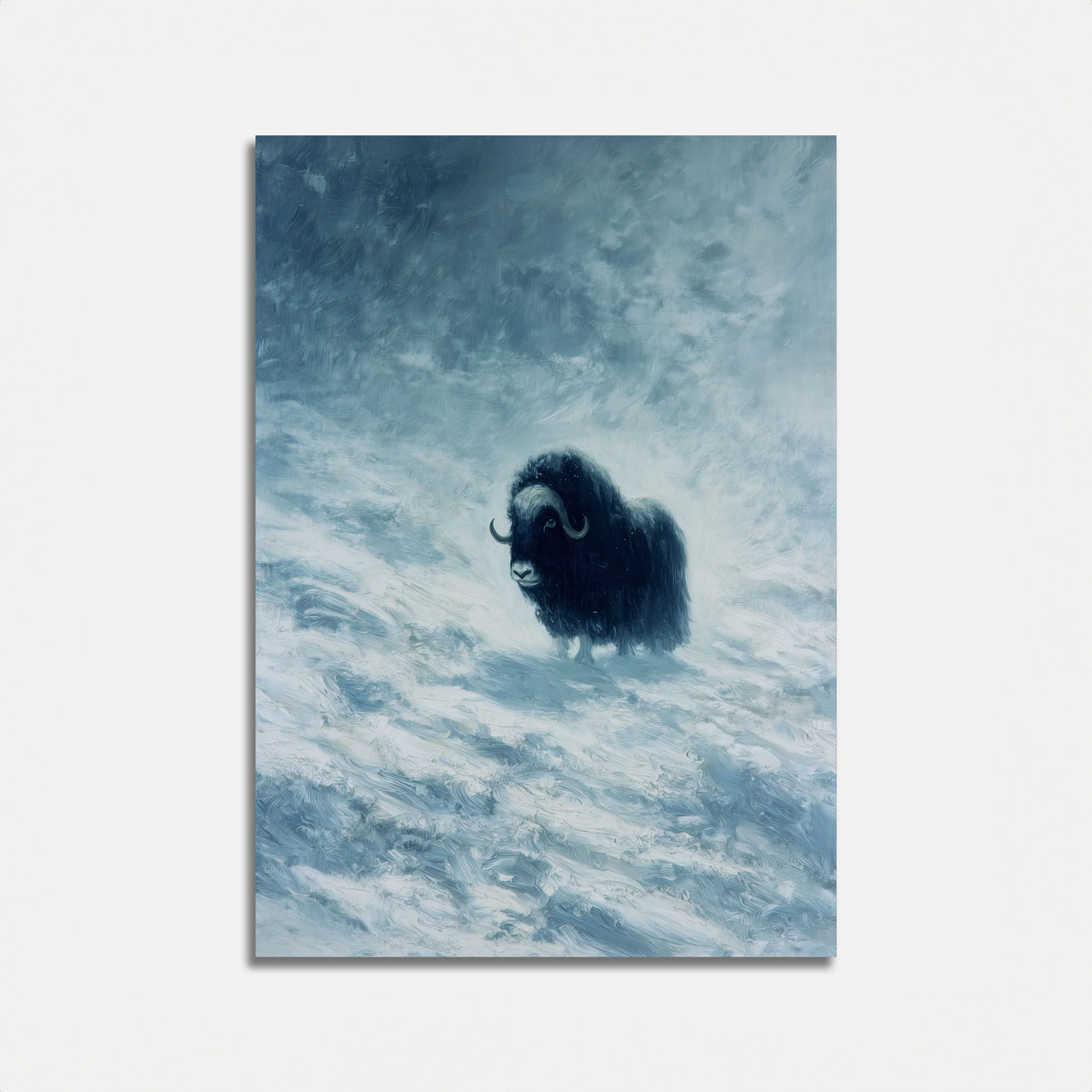 Yak in the Blizzard Poster