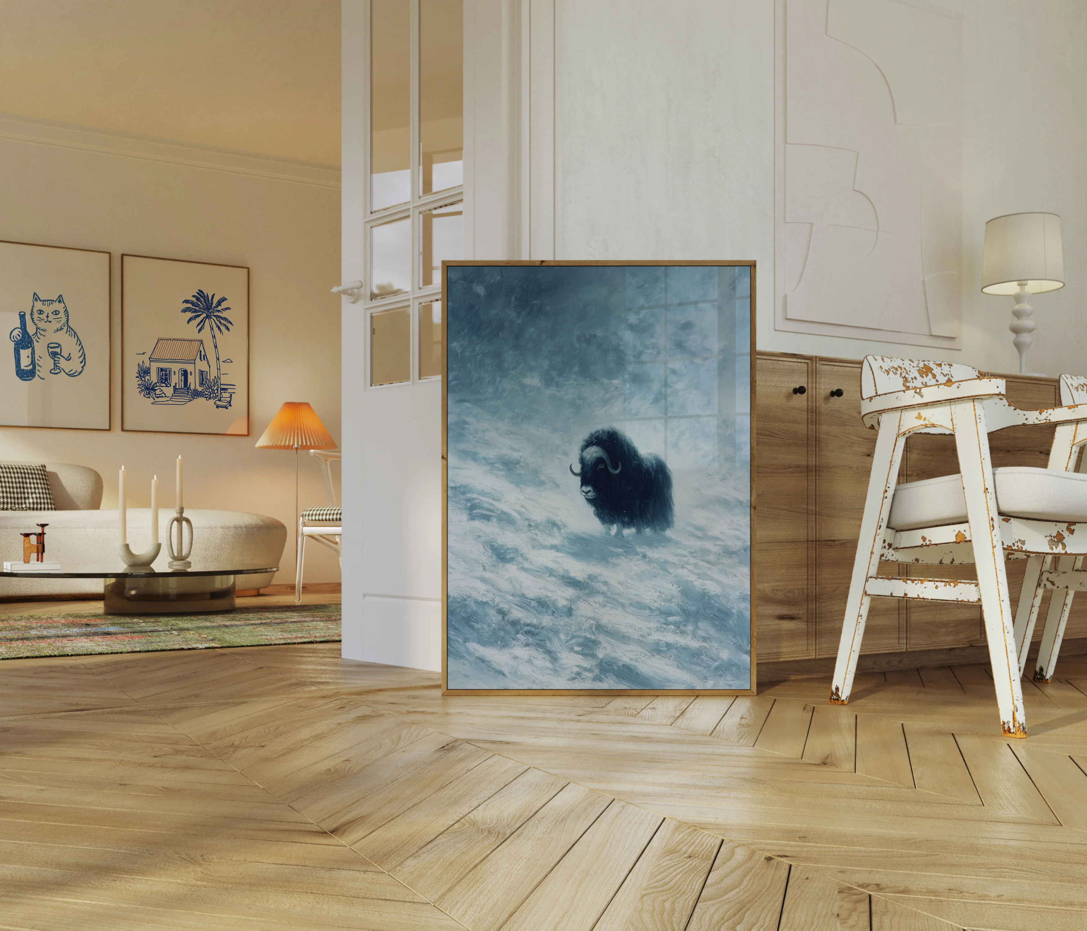 Yak in the Blizzard Poster - Image 5