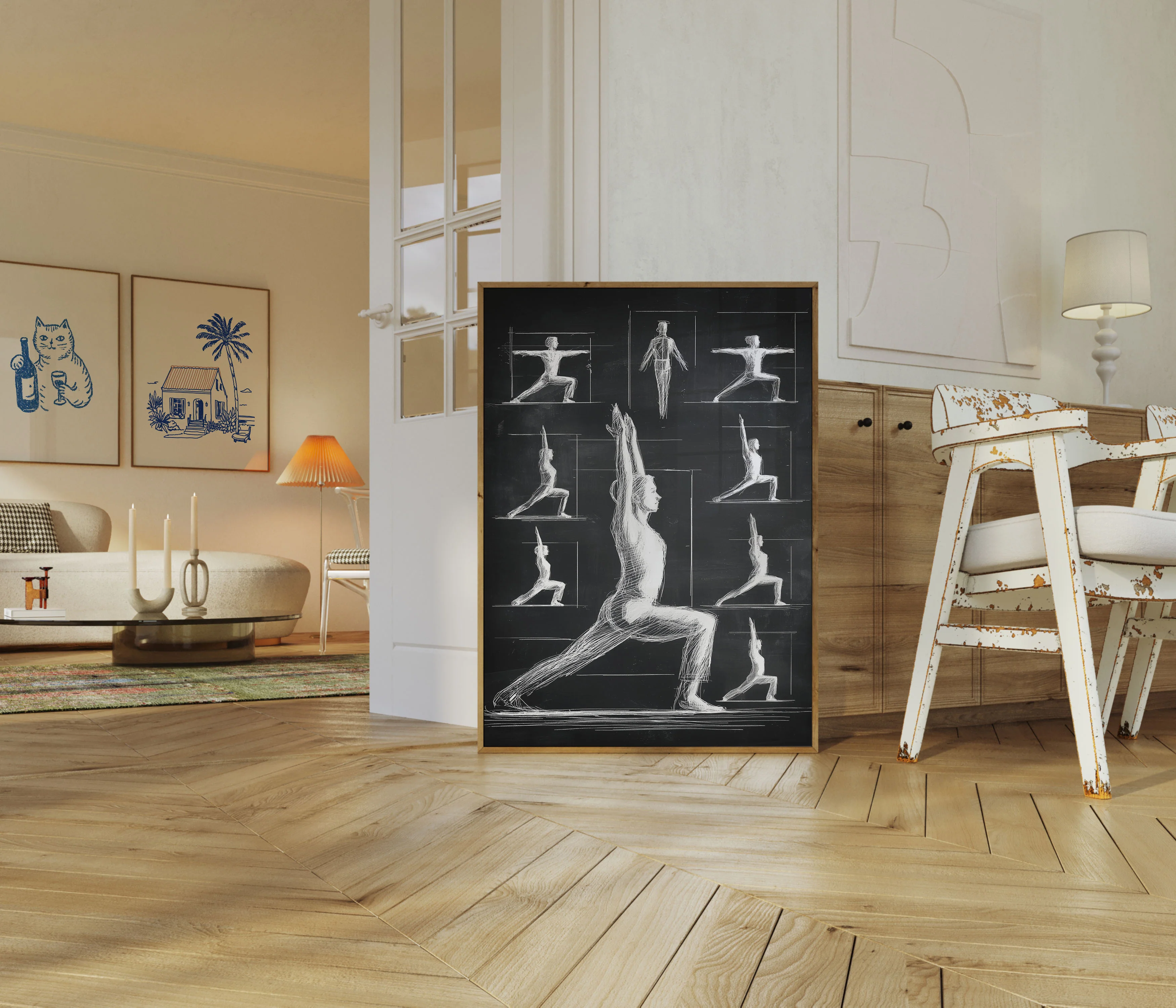 Yoga Pose Study Poster - Image 5
