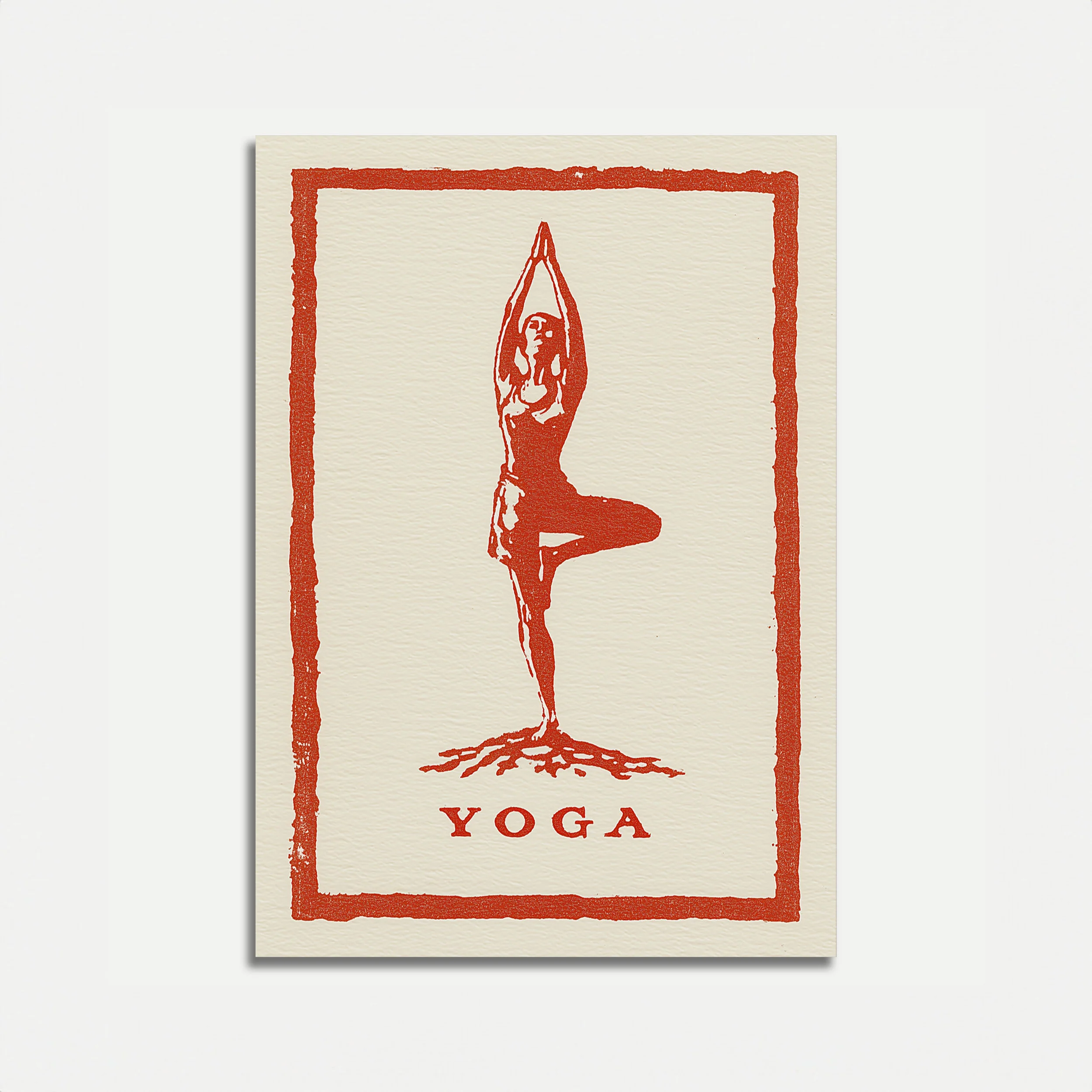 Zen Balance Yoga Poster