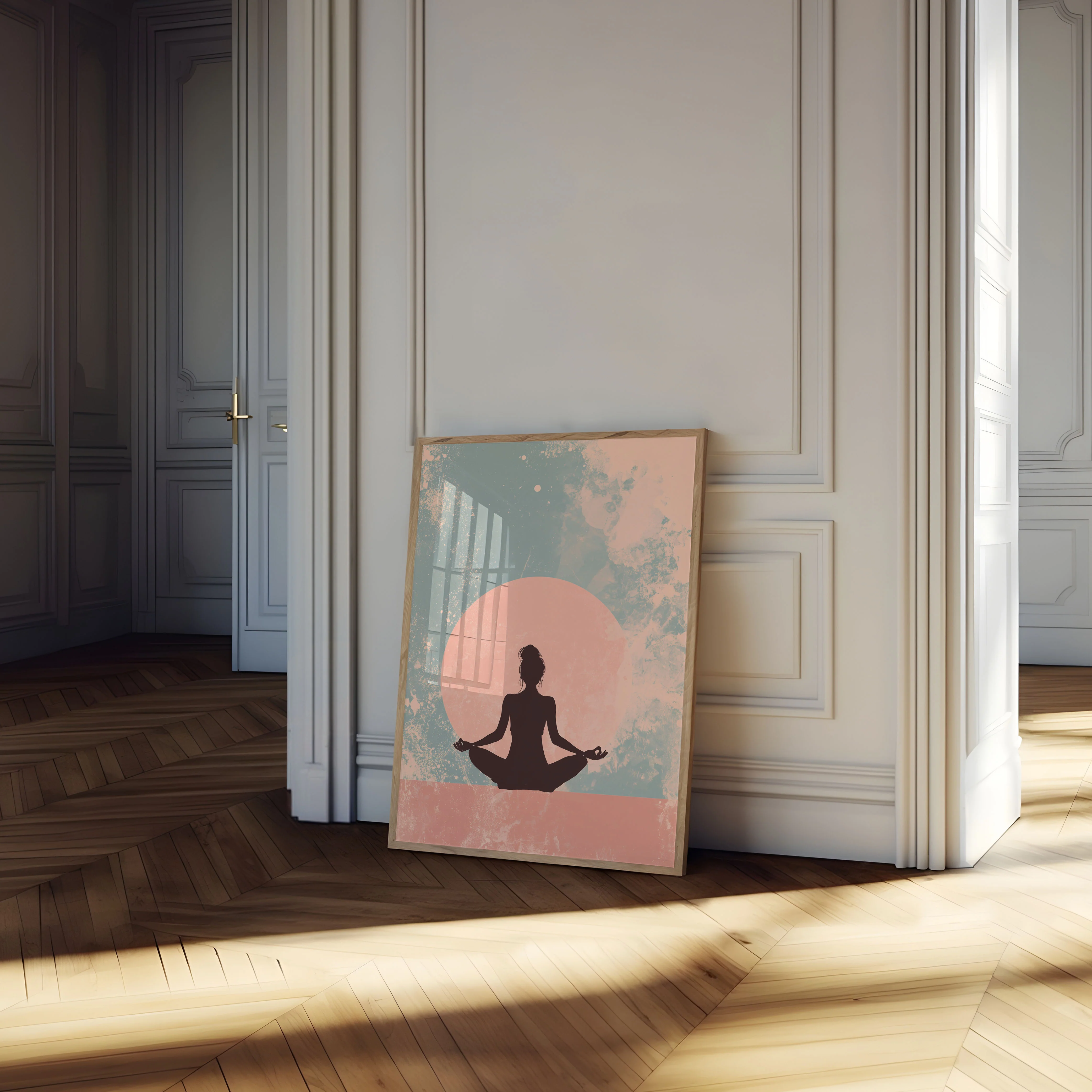 Zen Meditation Sunset Poster - Image 4