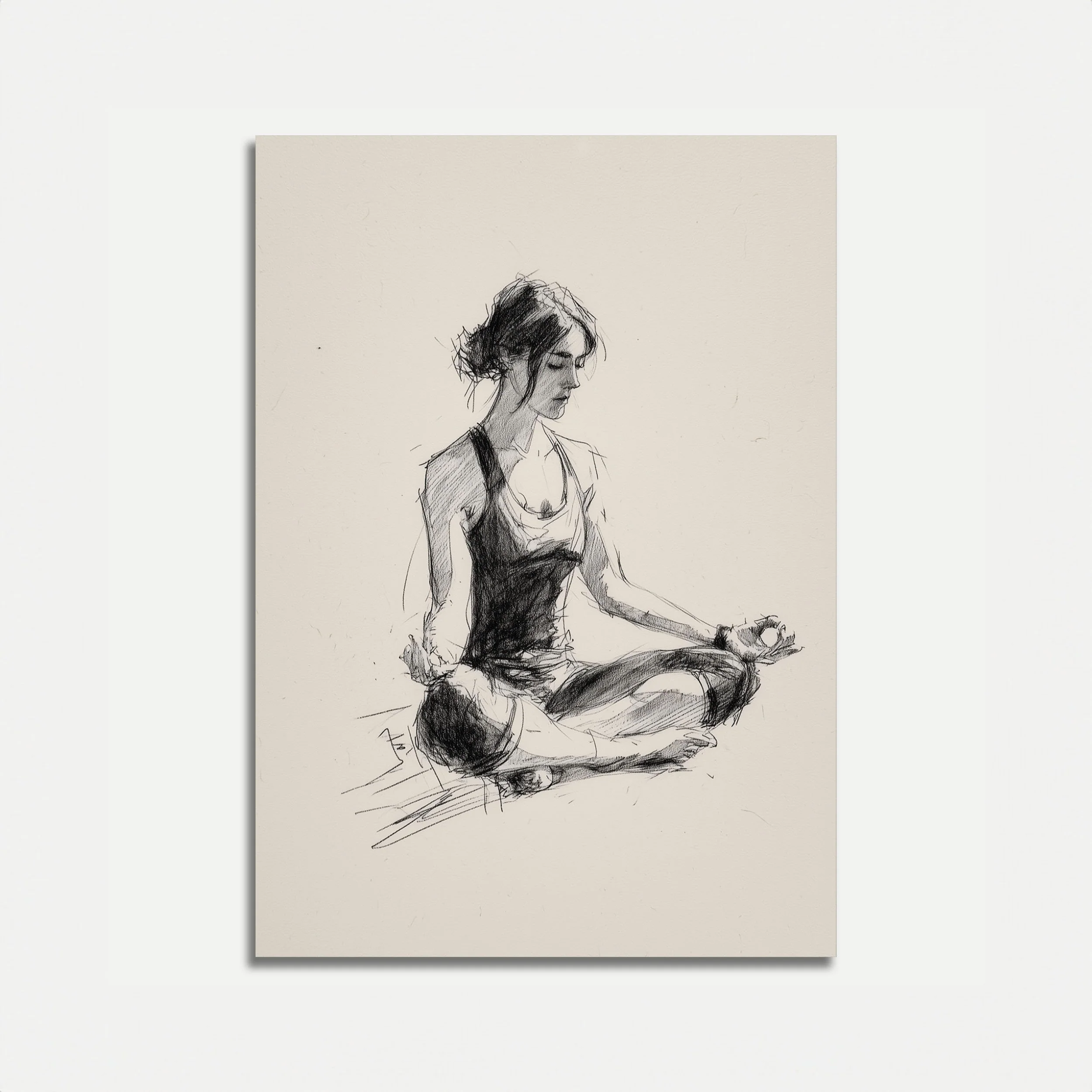 Zen Meditation Yoga Poster