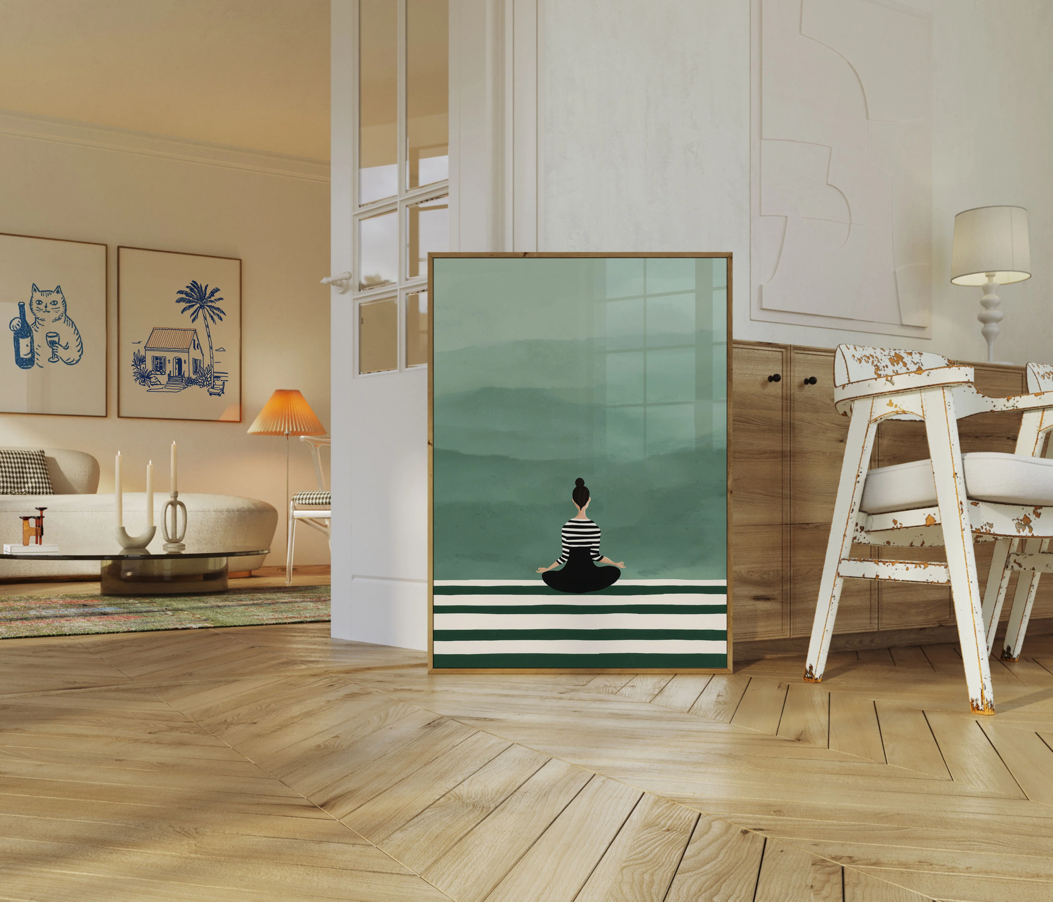 Zen Mountain Meditation Poster - Image 5