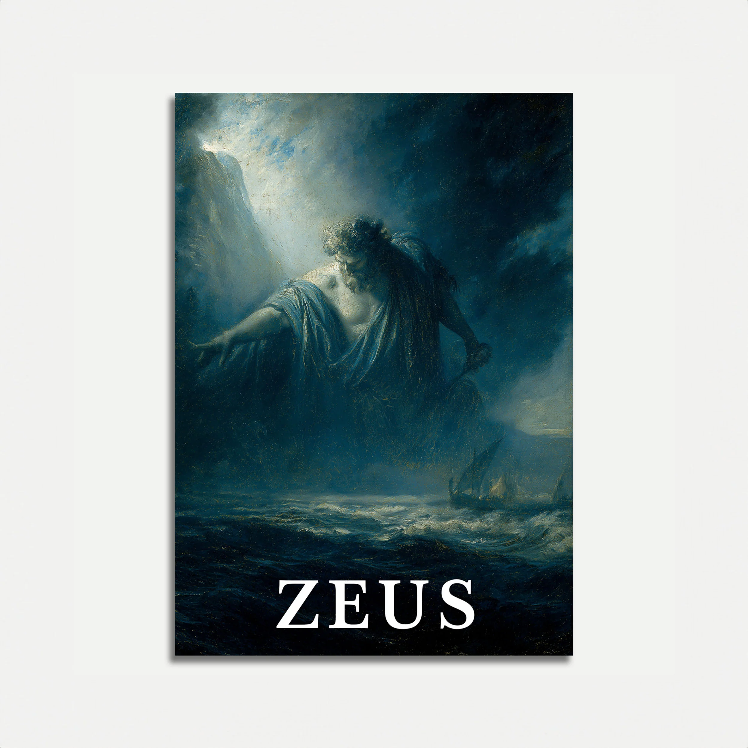 Zeus God of Thunder Poster