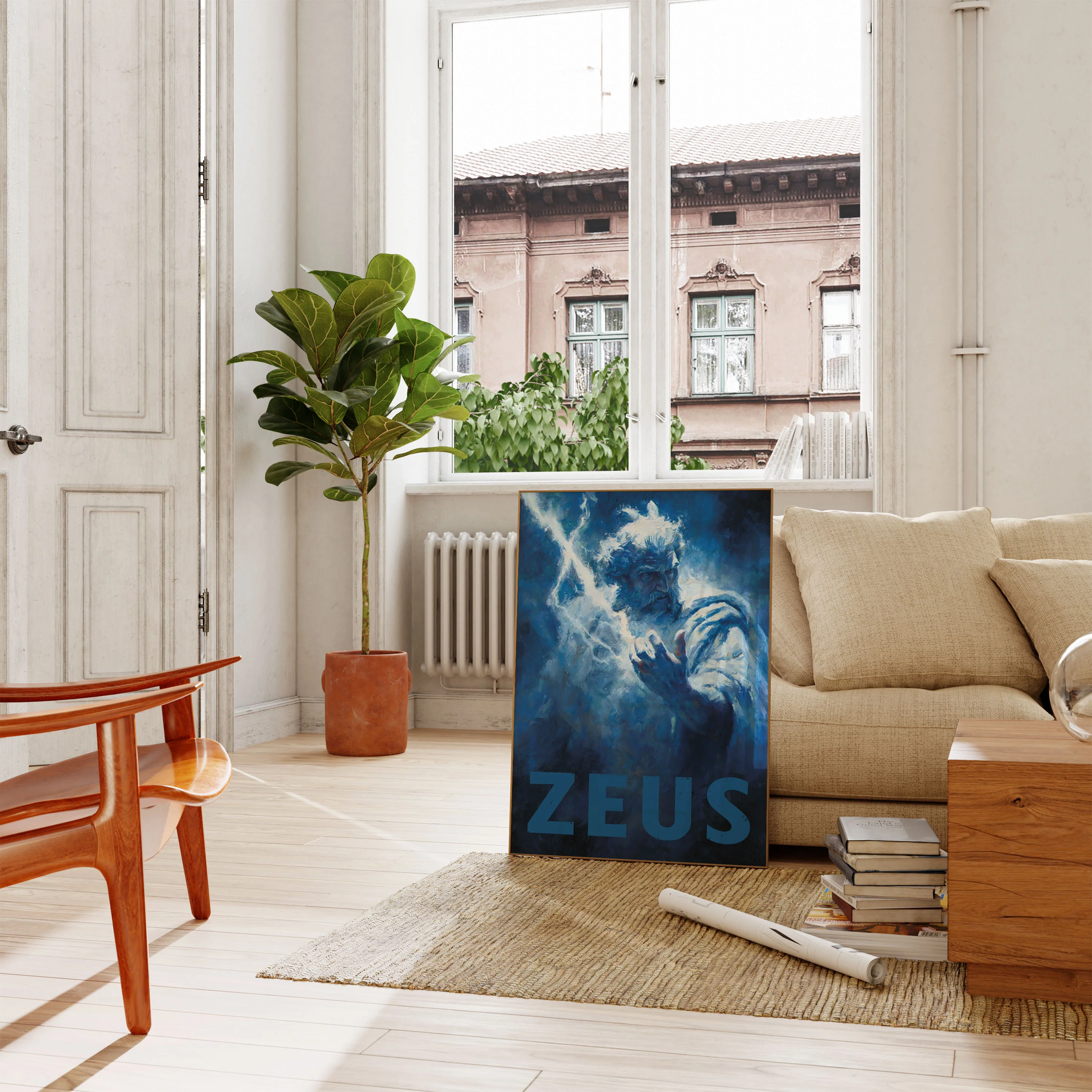 Zeus Lightning Storm Poster - Image 2